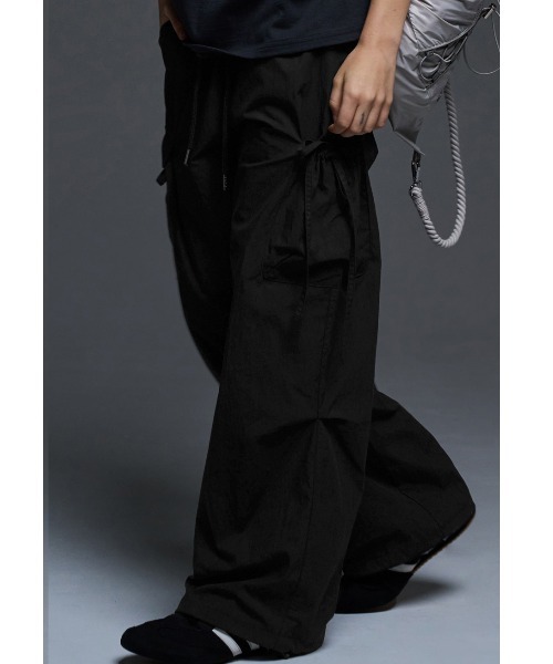 A'GEM/9 × .komナスティーファンシークラブ ラップ パンツ A'GEM/9 × .kom 『 FANCY CLUB/ファンシークラブ』 RIBBON CARGO