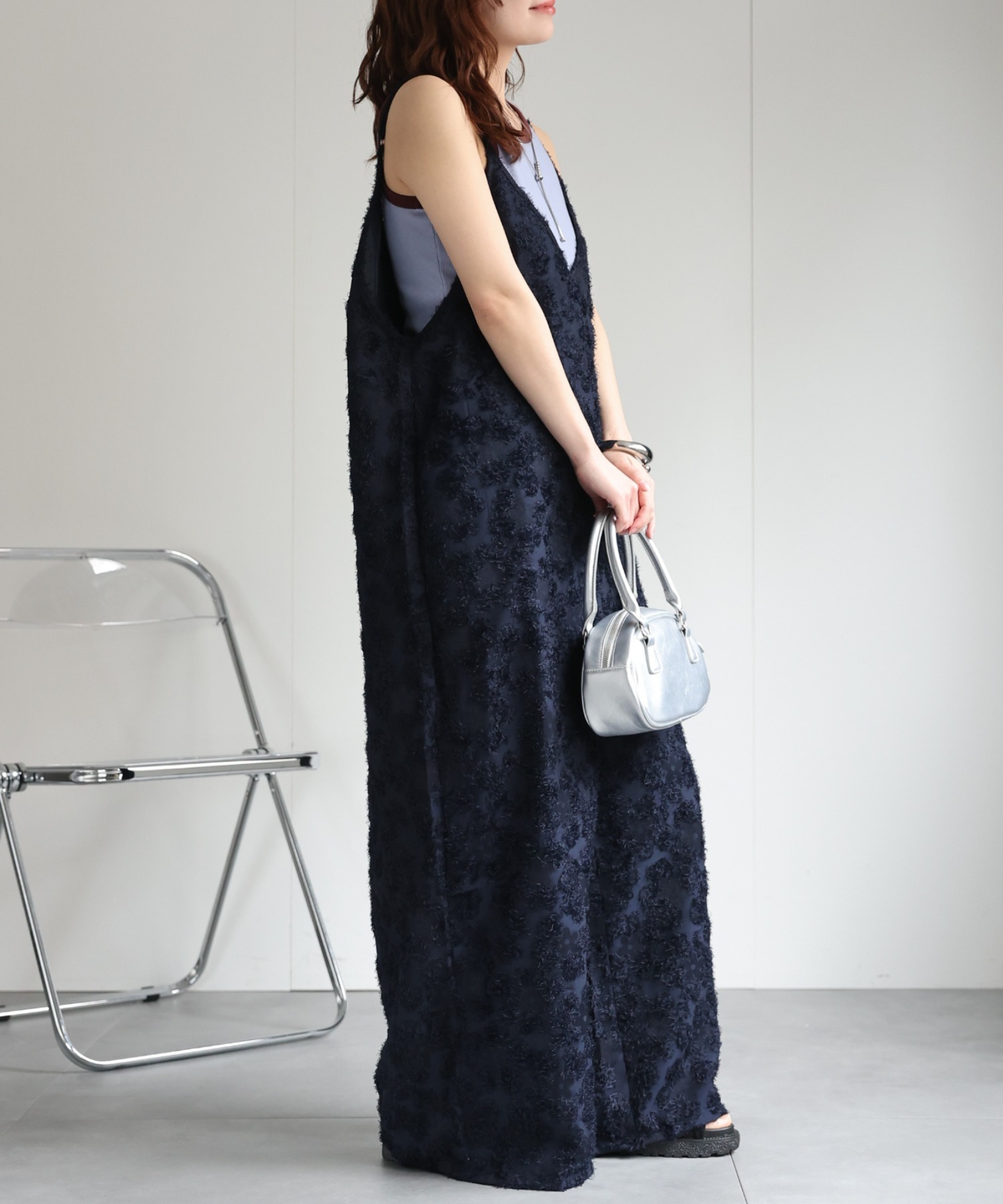 model：156cm 着用サイズ：FREE