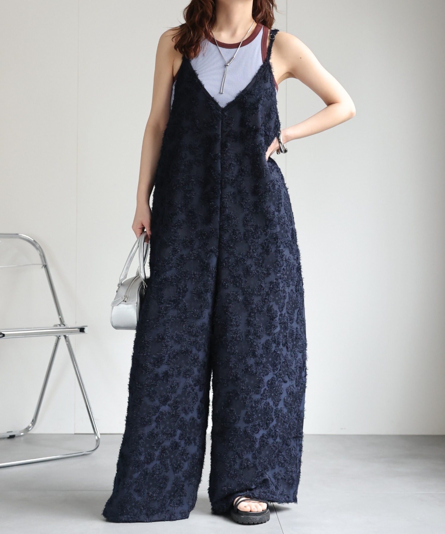 model：156cm 着用サイズ：FREE