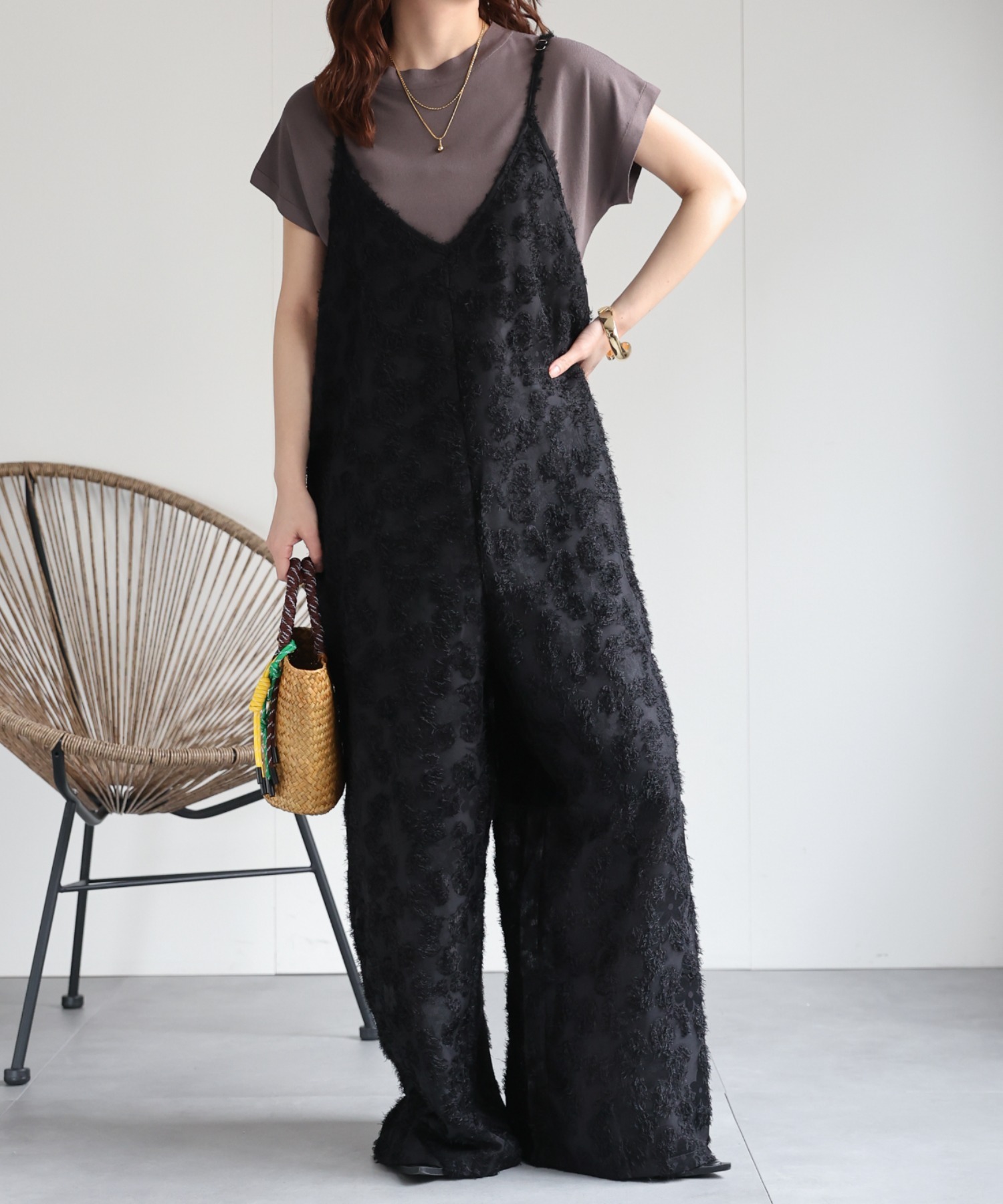 model：156cm 着用サイズ：FREE