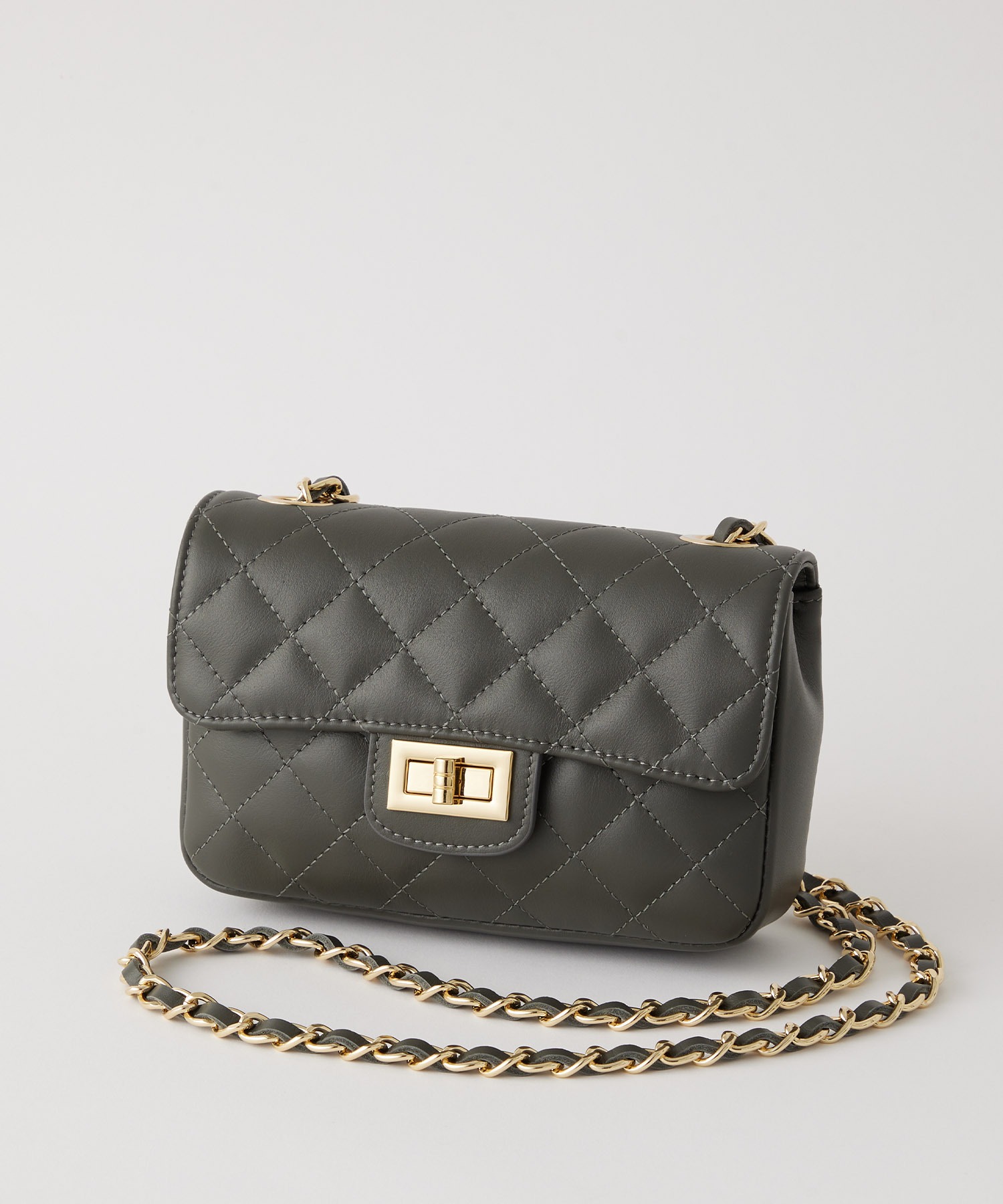 forksy.】【AULENTTI / オウレンティ】キルティングチェーンショルダー