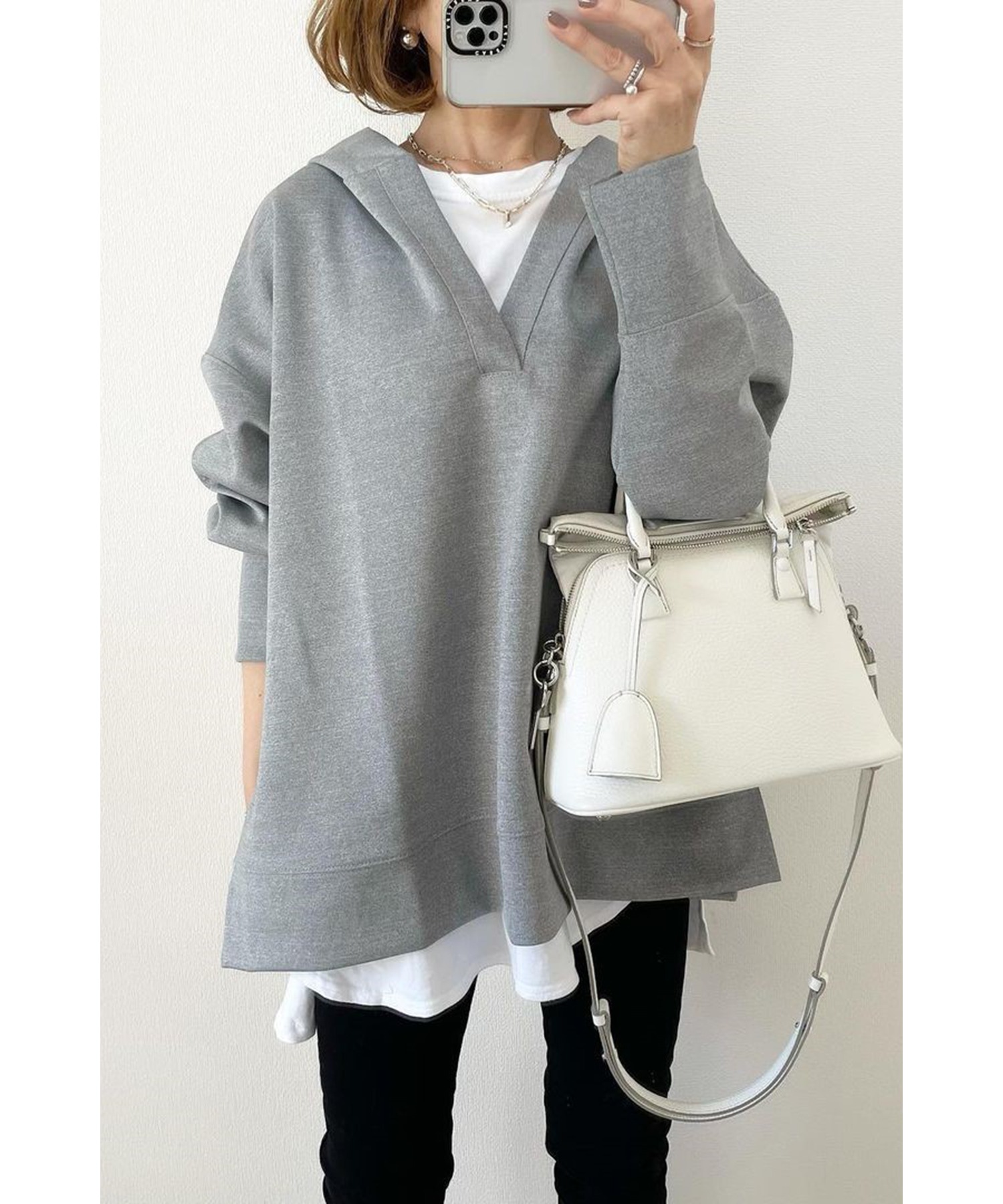 model：H155 着用サイズ：FREE