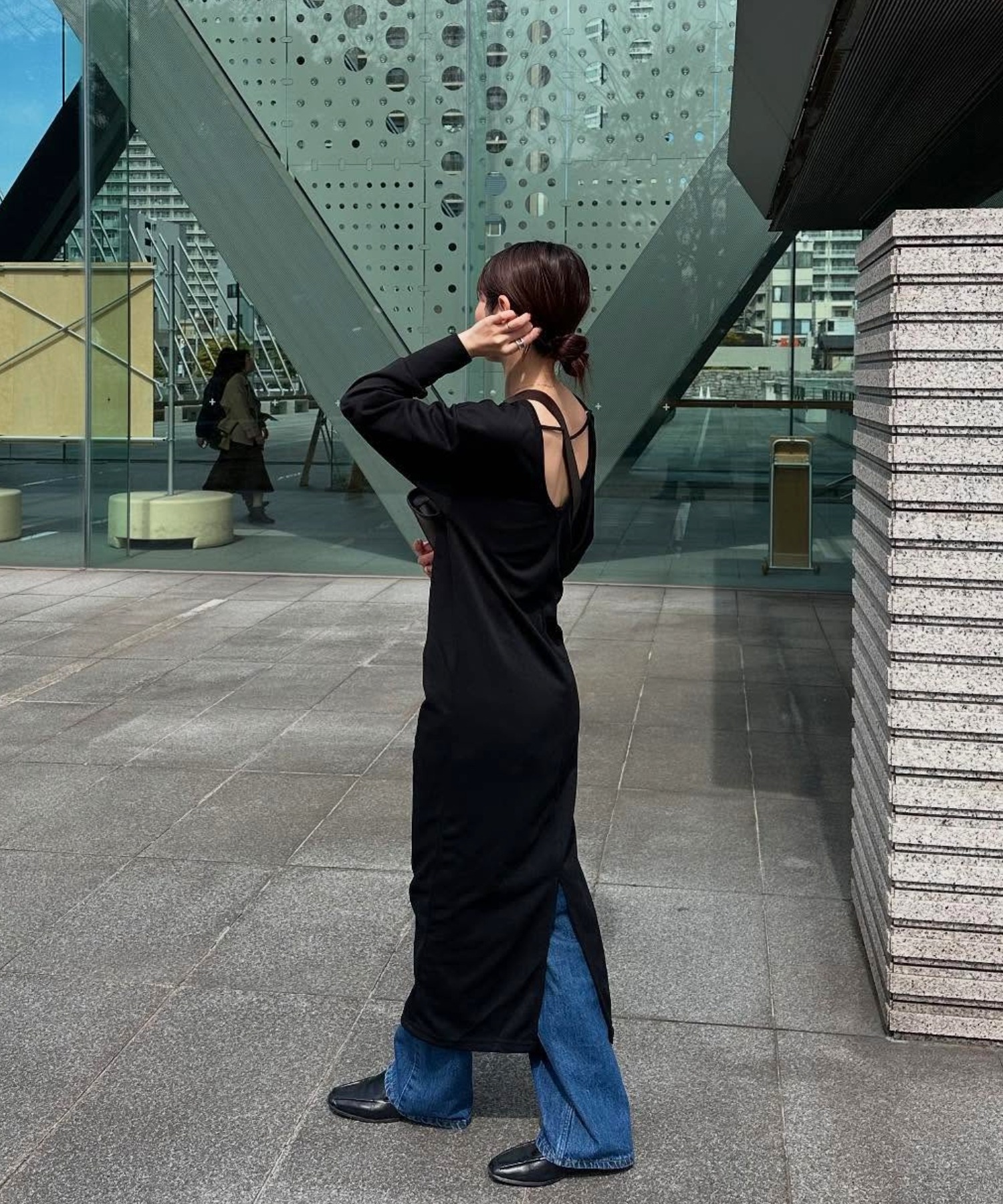 model：H167 着用サイズ：FREE