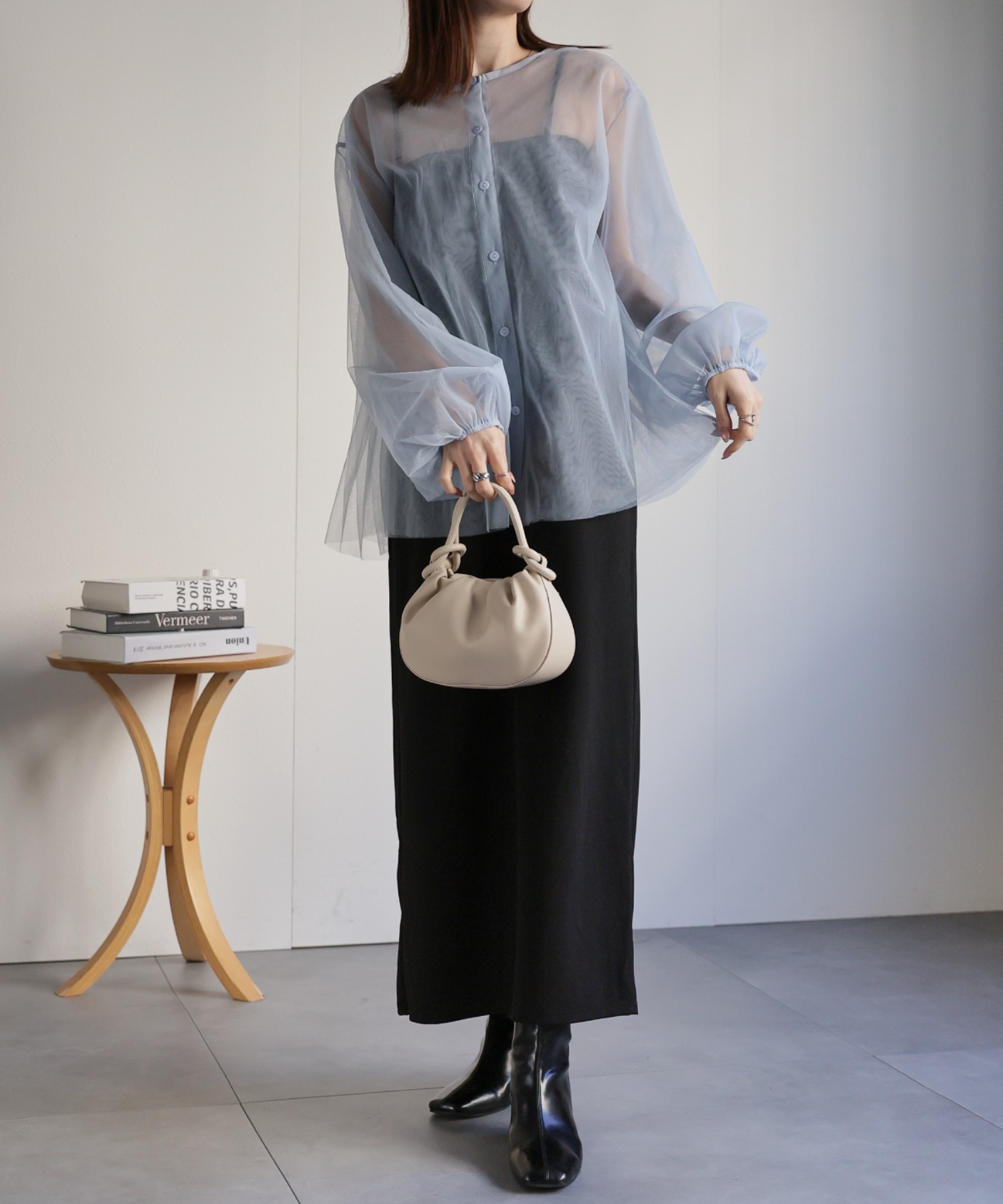 model:162cm　着用サイズ:F