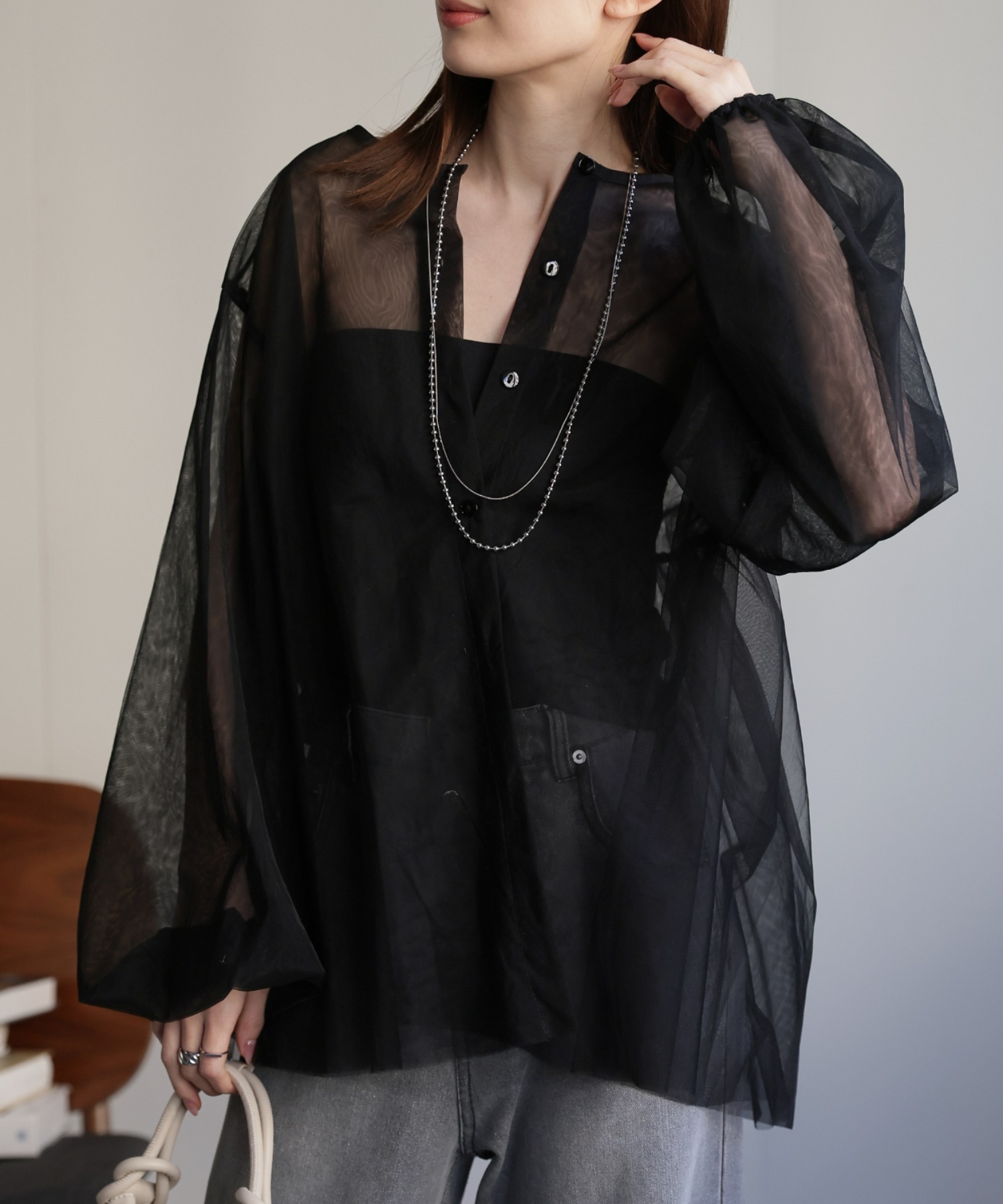 model:162cm　着用サイズ:F