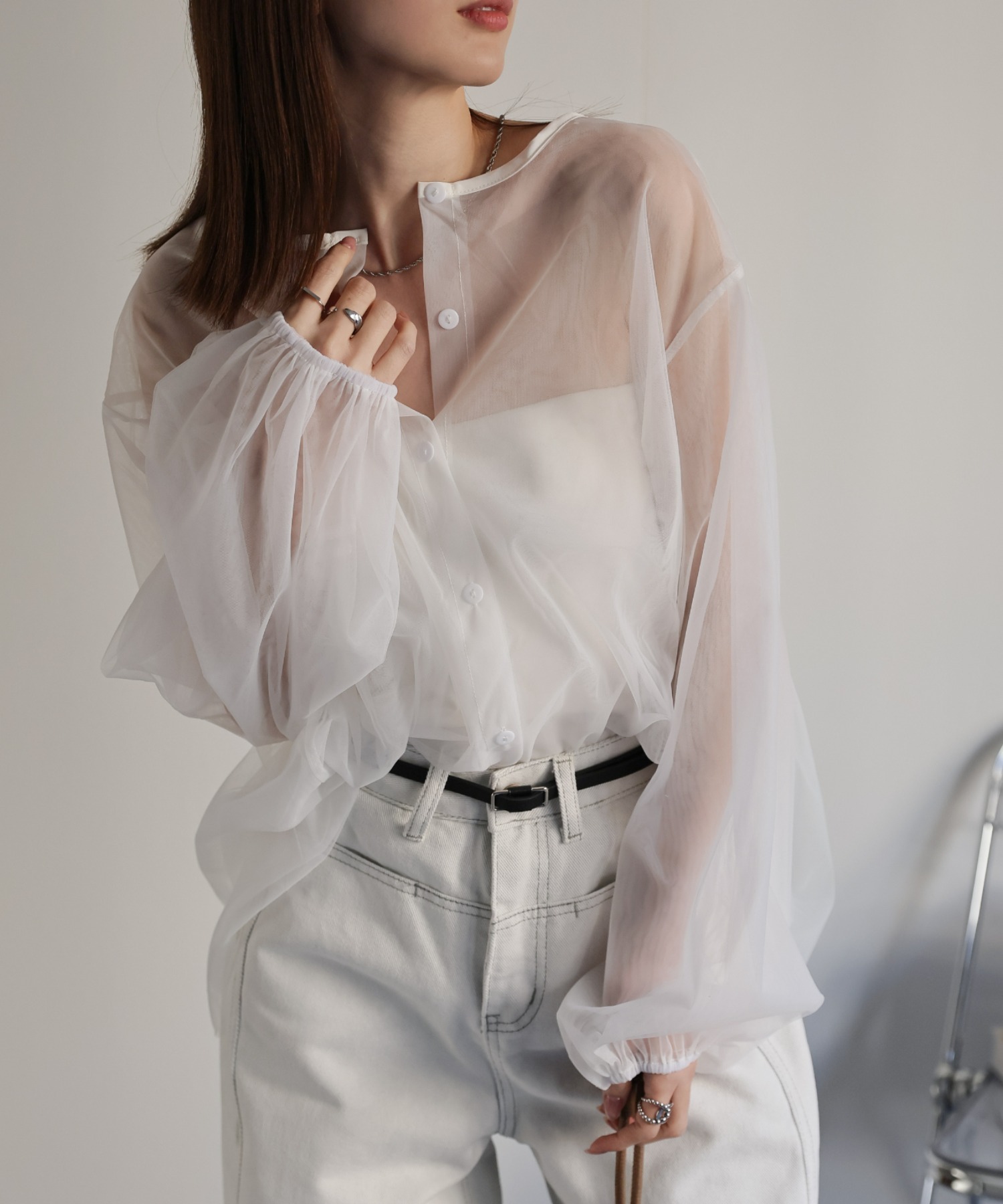model:162cm　着用サイズ:F