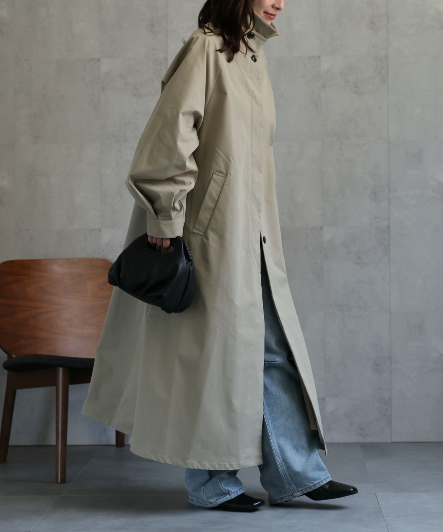 model：156cm 着用サイズ：FREE