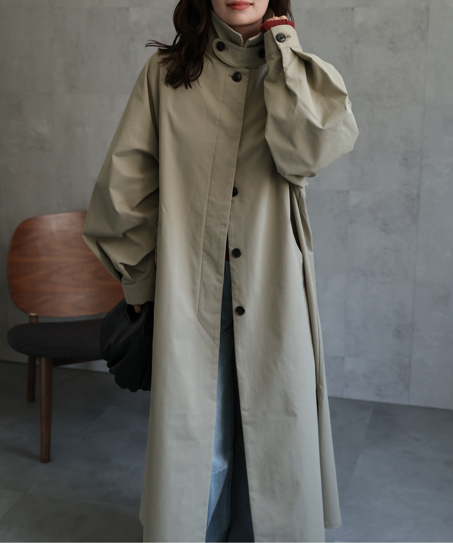 model：156cm 着用サイズ：FREE