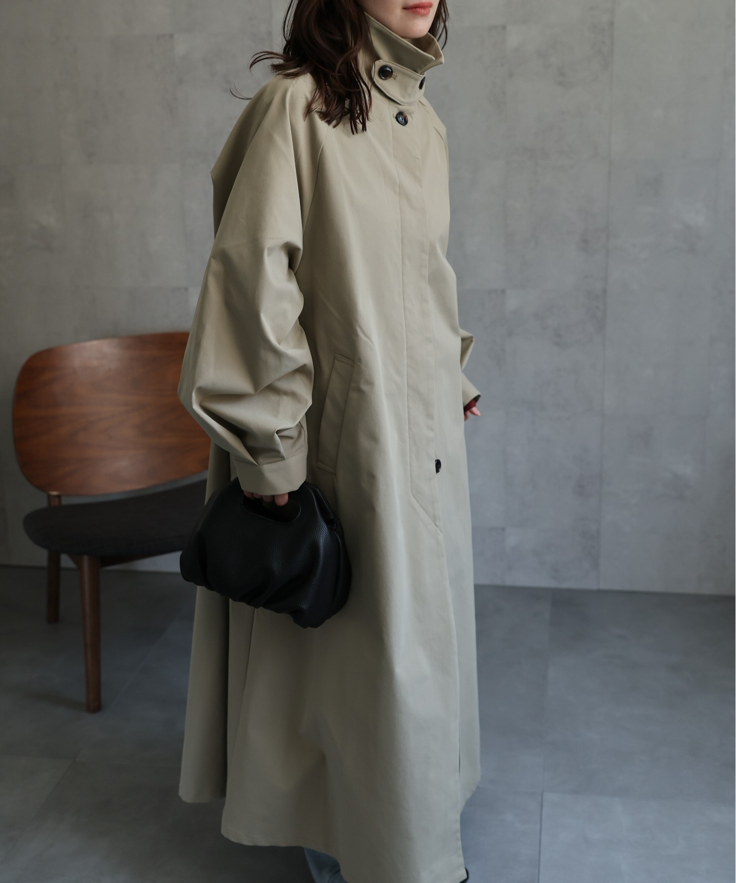model：156cm 着用サイズ：FREE