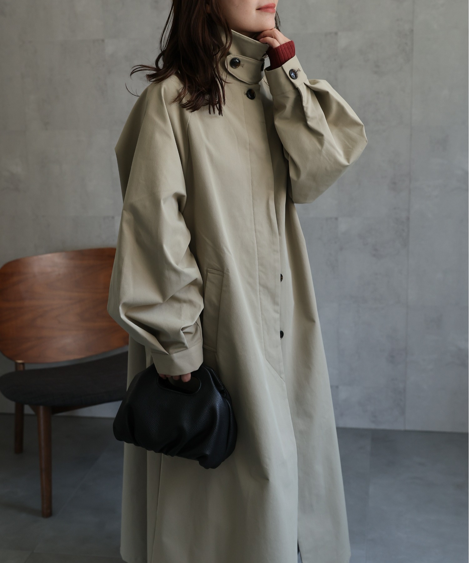 model：156cm 着用サイズ：FREE