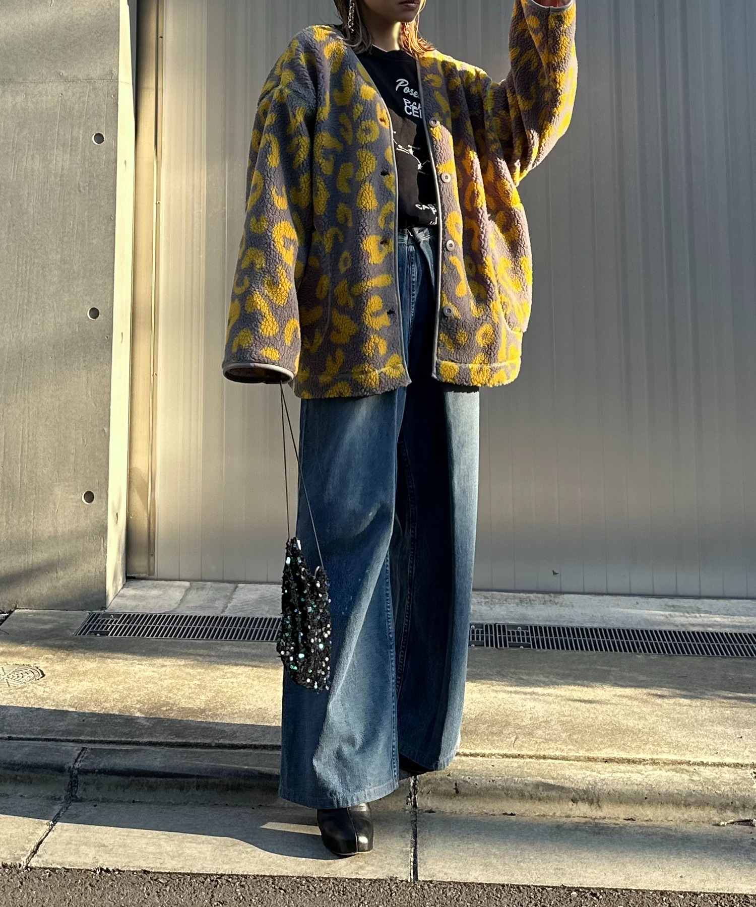 グレー
model:154cm 着用サイズ:FREE