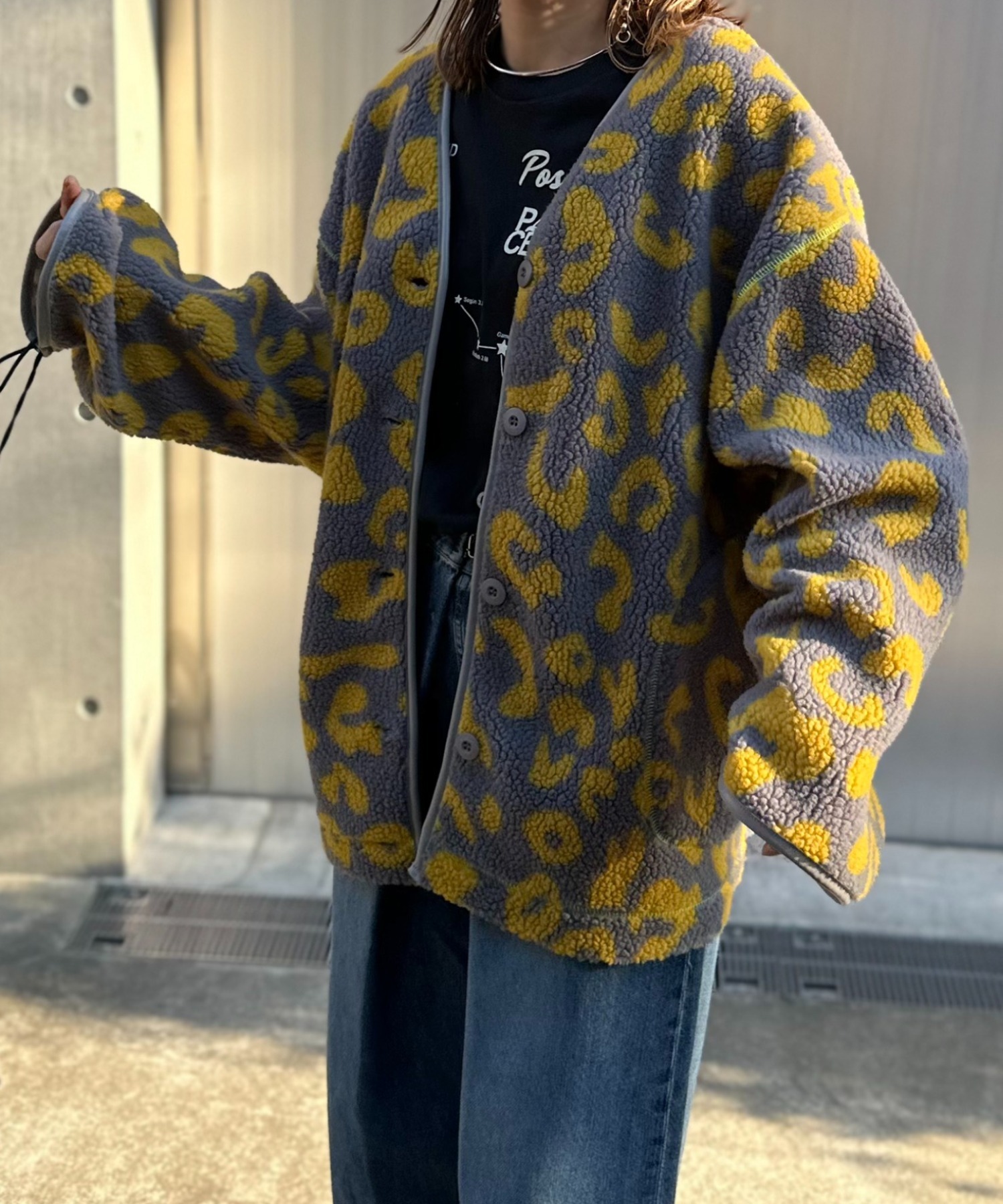 グレー
model:154cm 着用サイズ:FREE