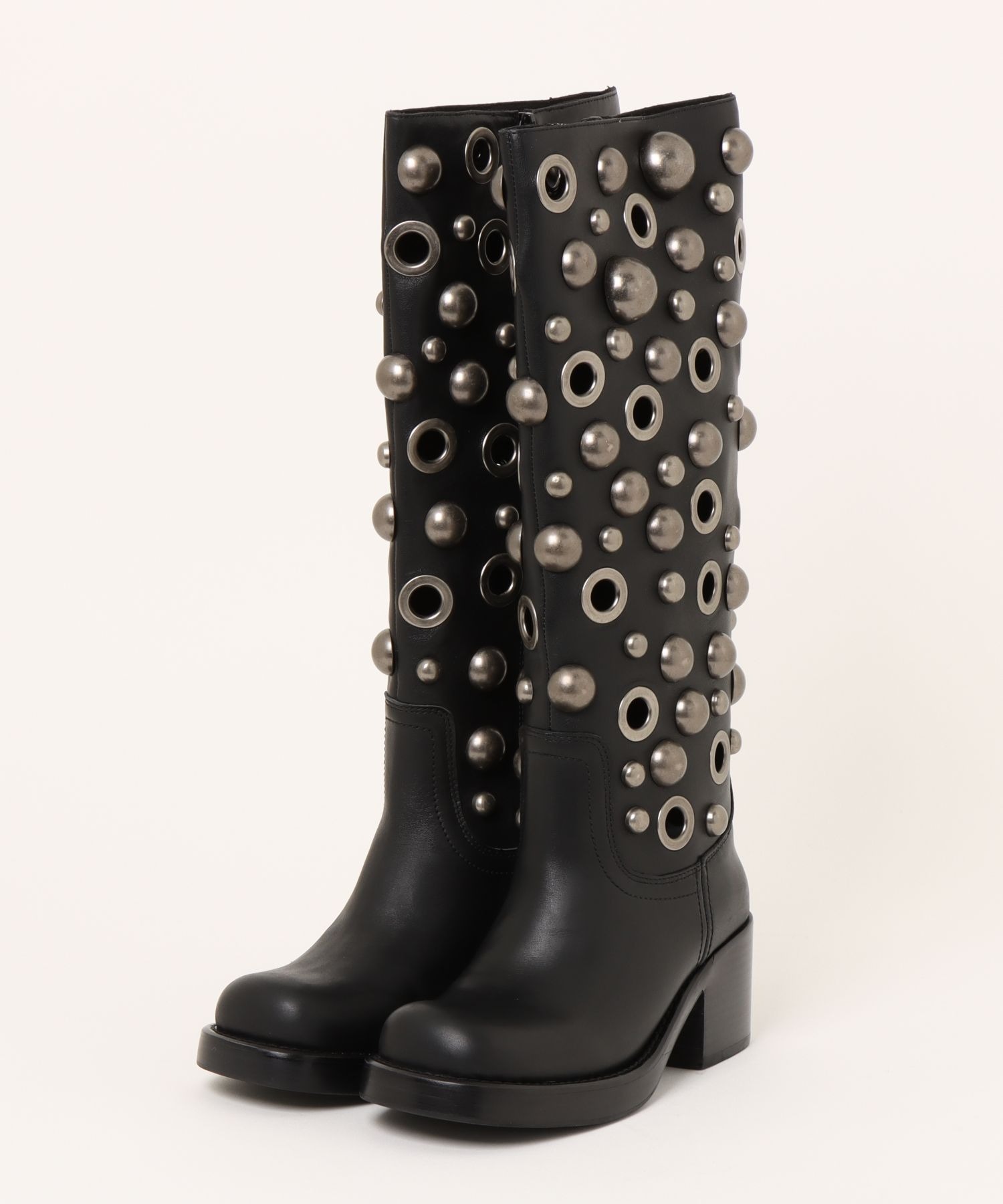 ラウンドスタッズ ロングブーツ Jeffrey Campbell│Jeffrey Campbell