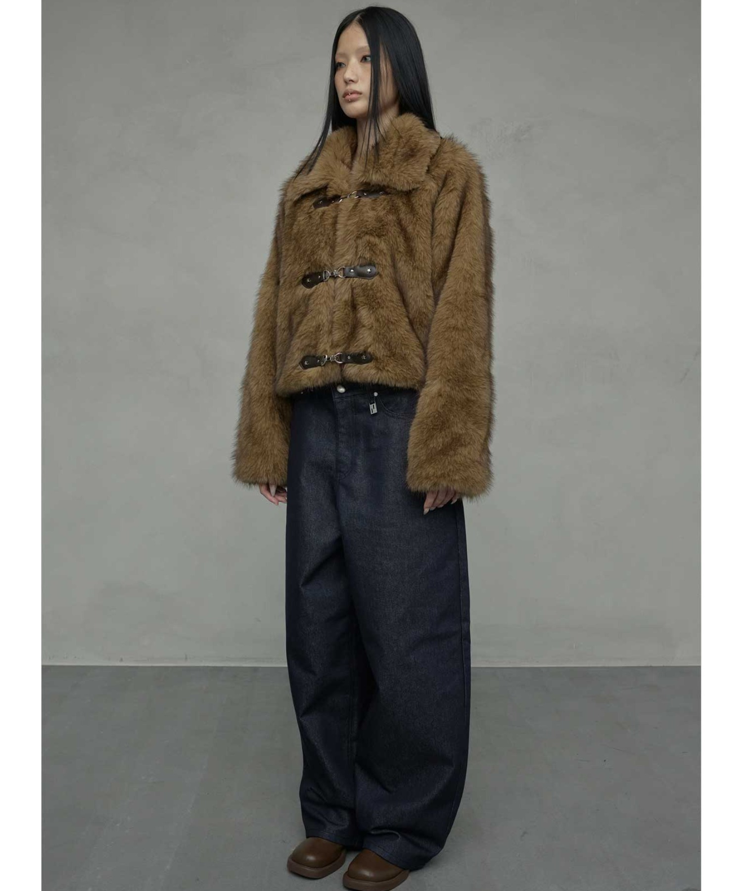 A'GEM/9 × .kom 『NIIER NOR/ニアノア』 METAL TOGGLE FUR JACKET