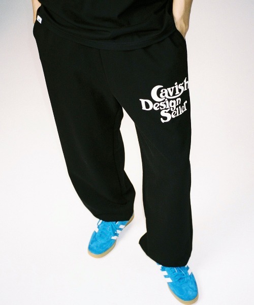 A'GEM/9 × .kom『CAVISH/カビシ』BIG SELLER LOGO SWEATPANTS/ビッグ