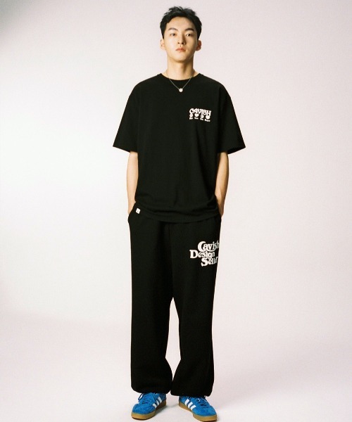 60% 『CAVISH/カビシ』ピグメントロゴ スウェットシャツ　韓国 A'GEM/9 × .kom『CAVISH/カビシ』BIG SELLER LOGO SWEATPANTS