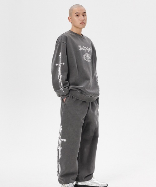 mahagrid/マハグリッド』DAGGER PIGMENT SWEATSHIRT/ダガーピグメント