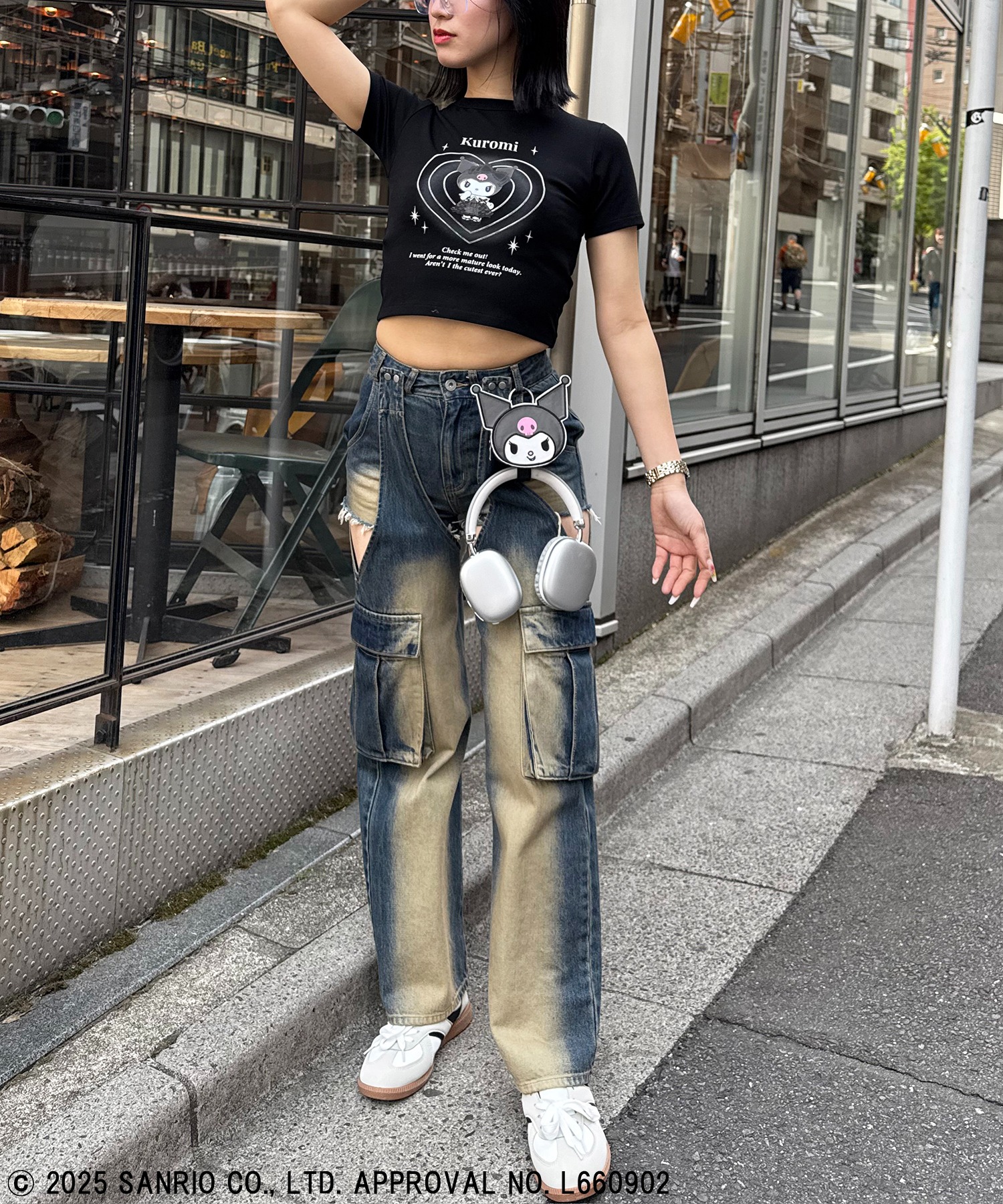 Sanrio characters/サンリオキャラクターズ】クロミTシャツ