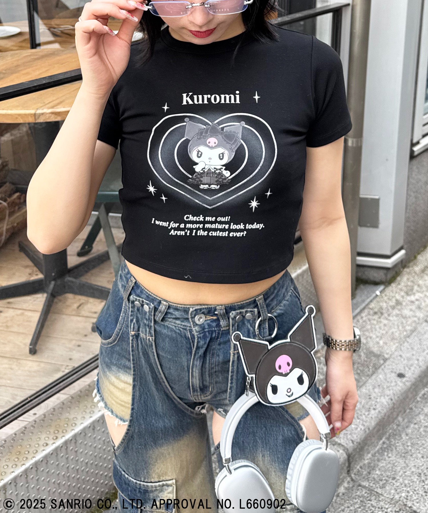 ciatre × Sanrio characters クロミシアター Tシャツ Sanrio characters/サンリオキャラクターズ】クロミTシャツ