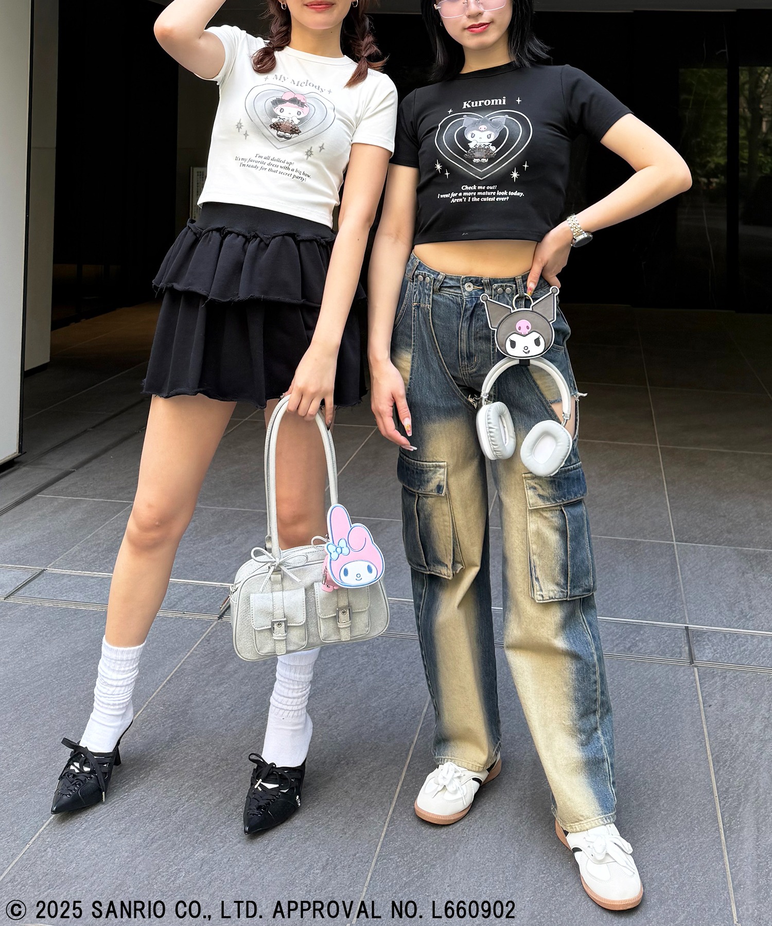 クロミt Sanrio characters/サンリオキャラクターズ】クロミTシャツ