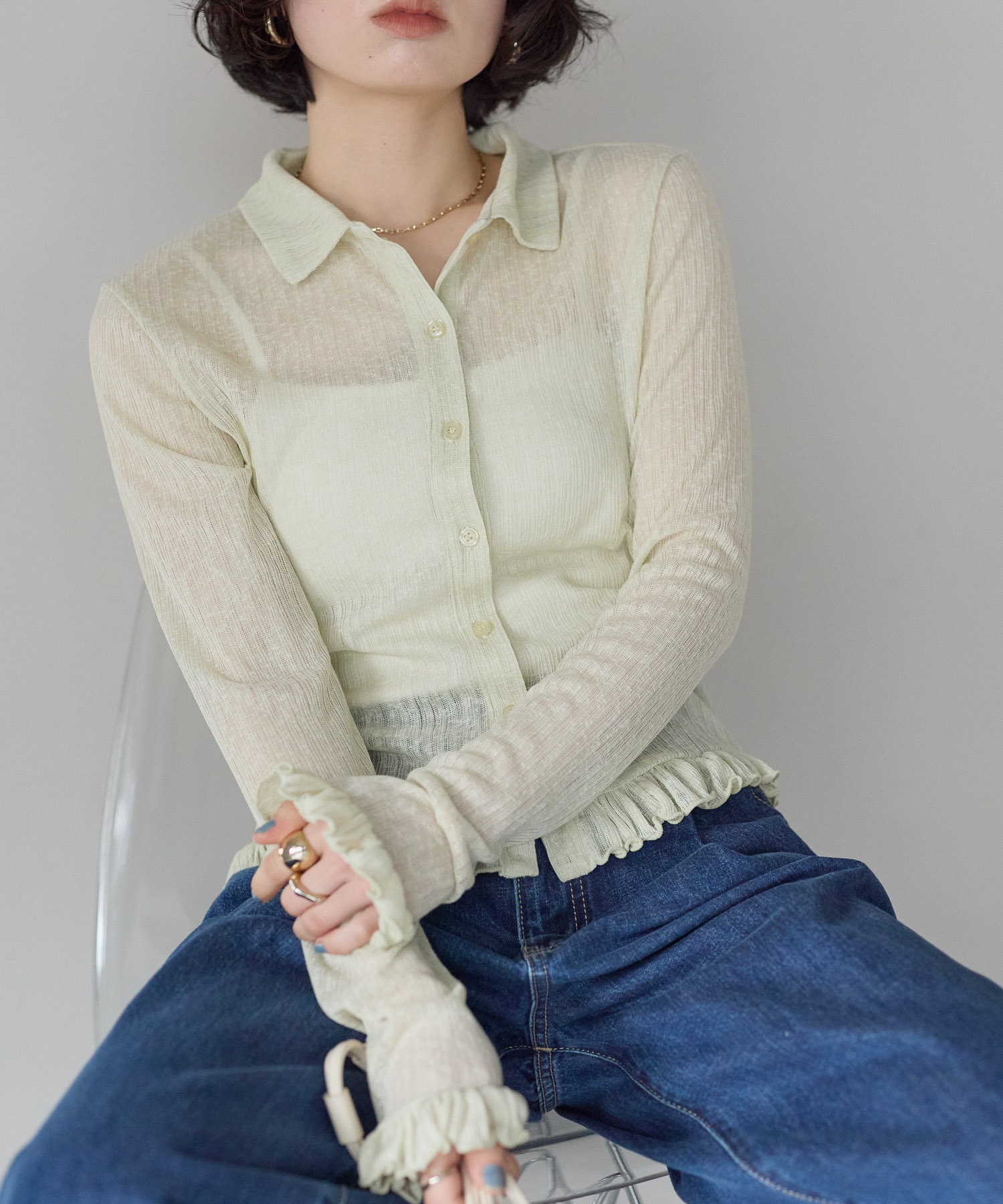 H：157cm　着用サイズ：M