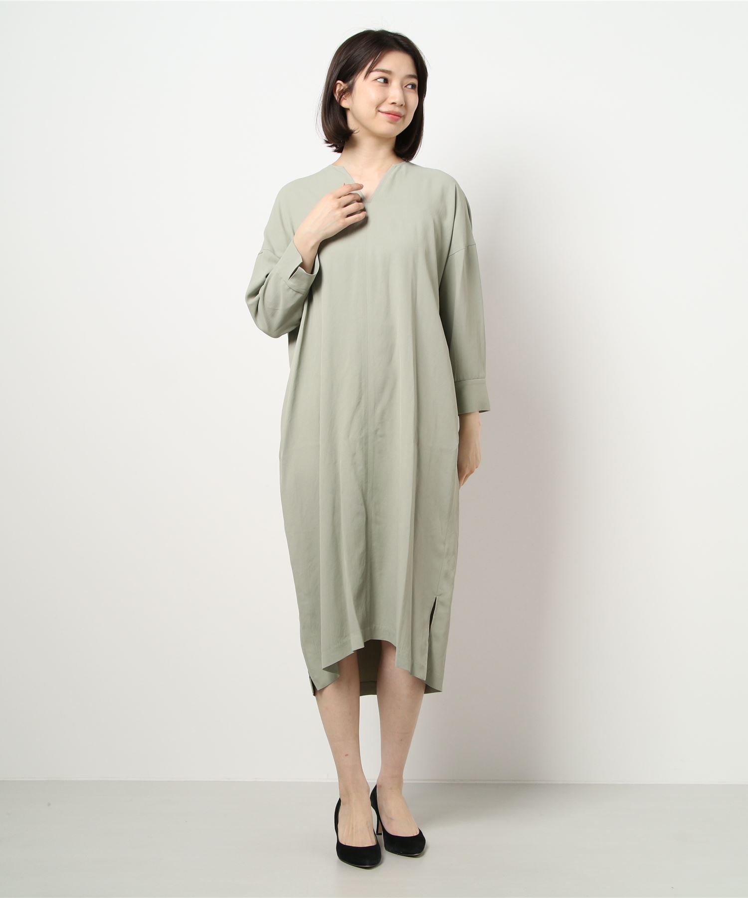 ウォッシャブルワンピース Reshad Edu Af