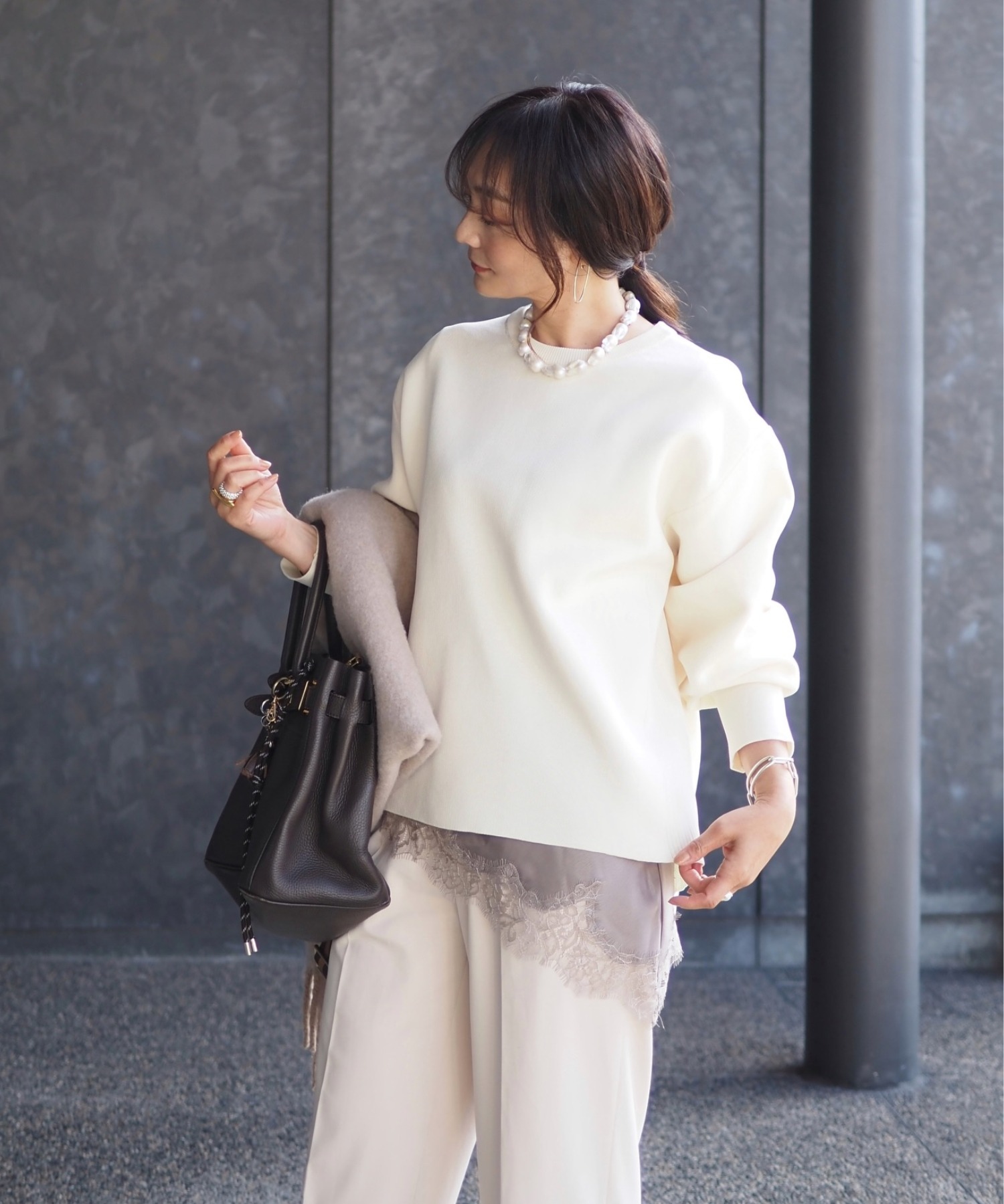 model：H164 着用サイズ：FREE