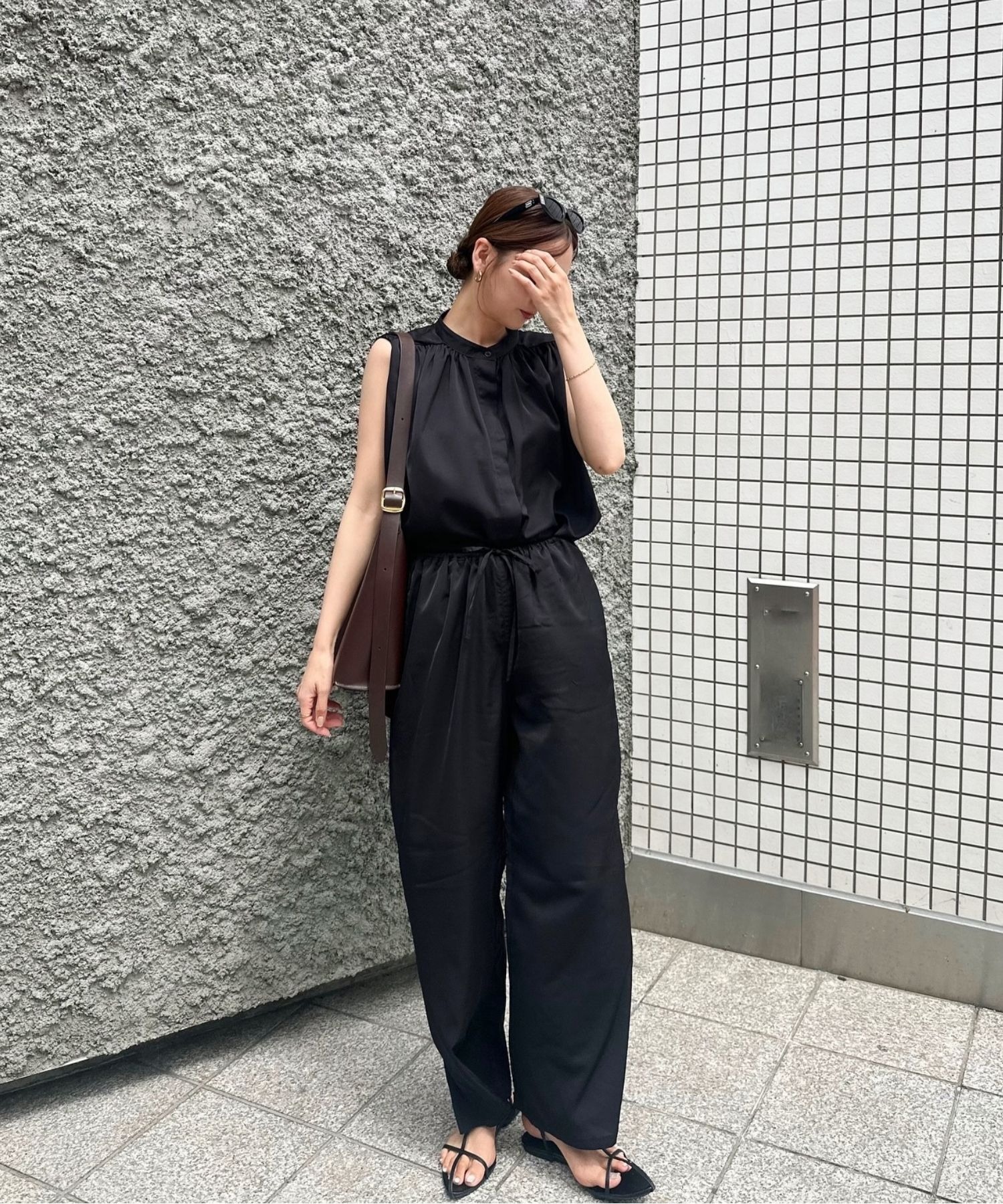 model：H160 着用サイズ：FREE