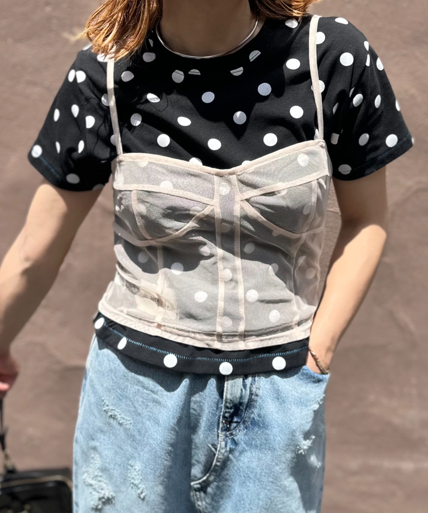 ブラック
model:154cm 着用サイズ:FREE