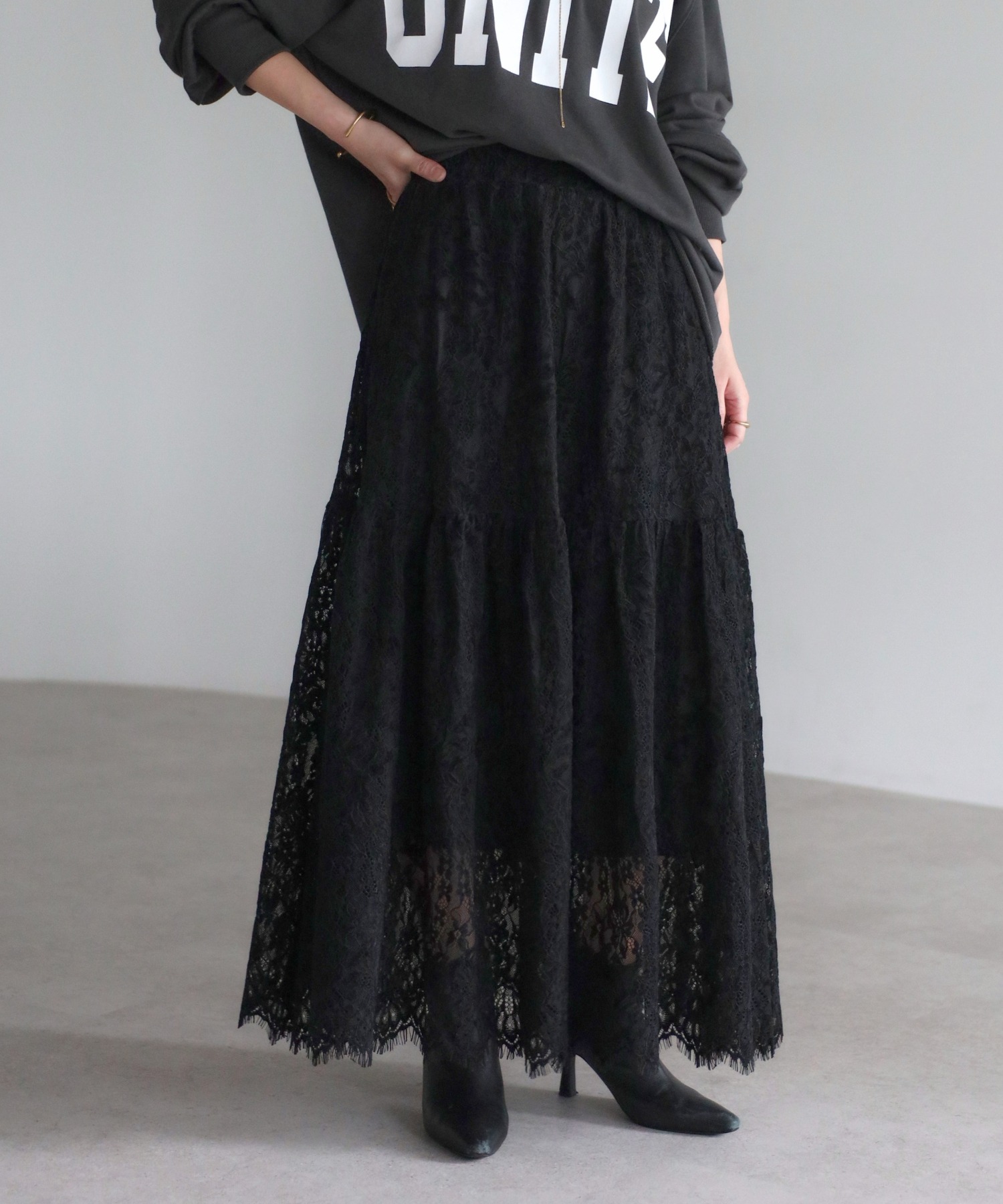 model:H158 着用サイズ:FREE