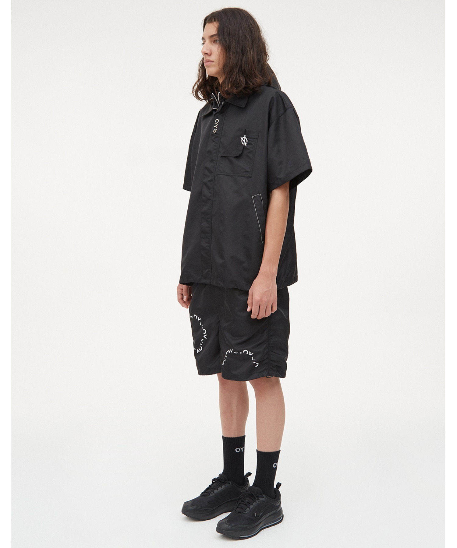 OY/オーワイ』FLAP POCKET NYLON HALF SHIRTS/フラップ ナイロン 半袖