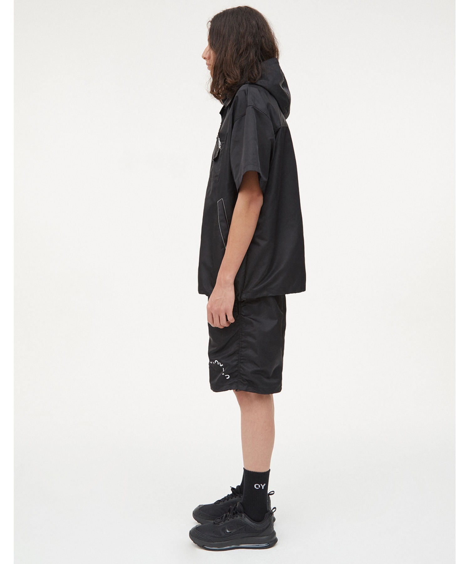 OY/オーワイ』FLAP POCKET NYLON HALF SHIRTS/フラップ ナイロン