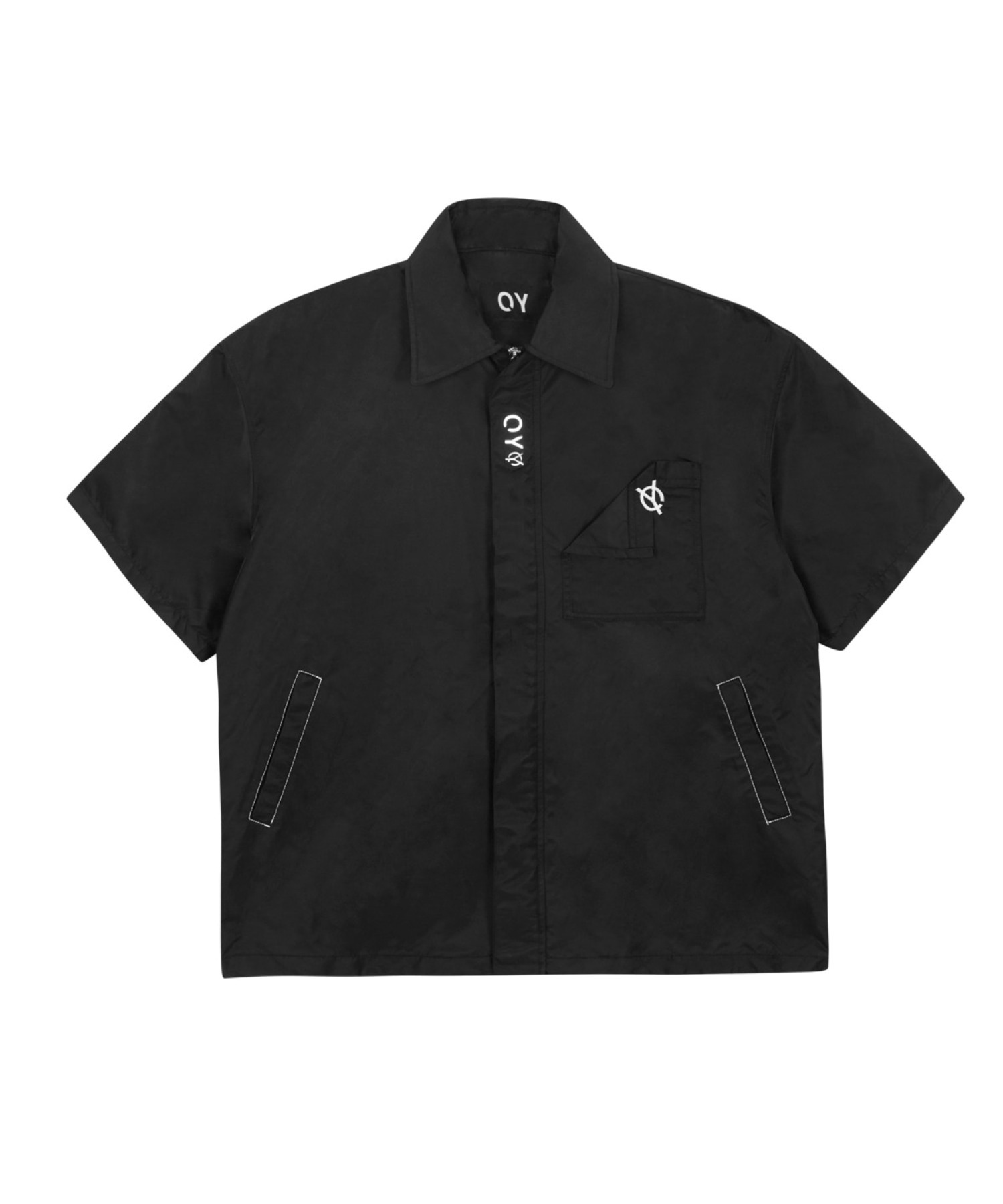 OY/オーワイ』FLAP POCKET NYLON HALF SHIRTS/フラップ ナイロン 半袖