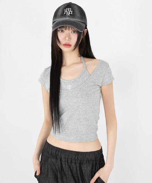 A'GEM/9 × .kom 『muah muah/ムーアムーア』LAYERED STRAP HALF