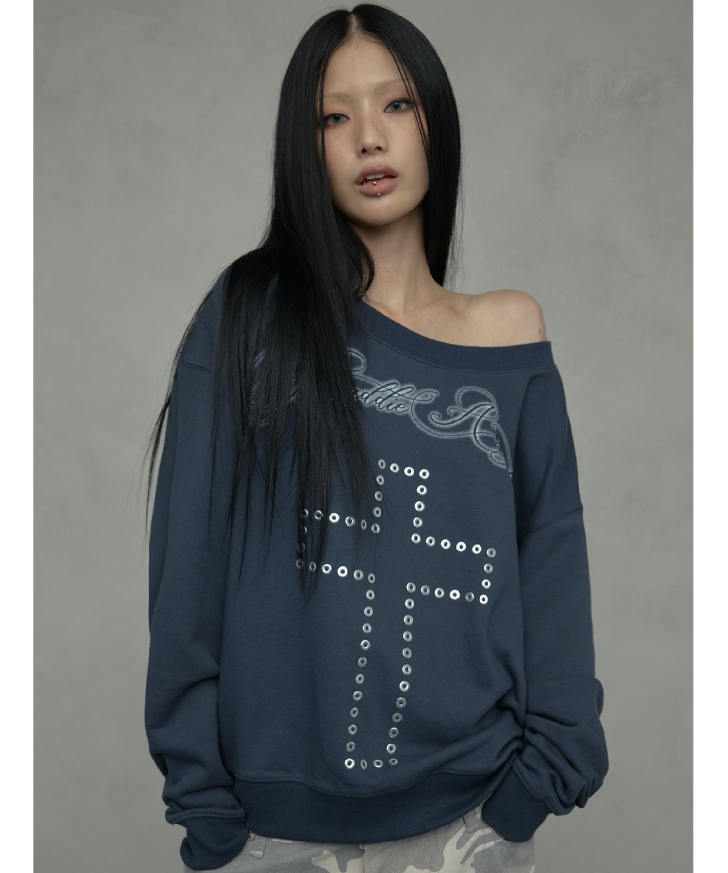 A'GEM/9 × .kom 『NIIER NOR/ニアノア』 BA-CROSS OFF-SHOULDER