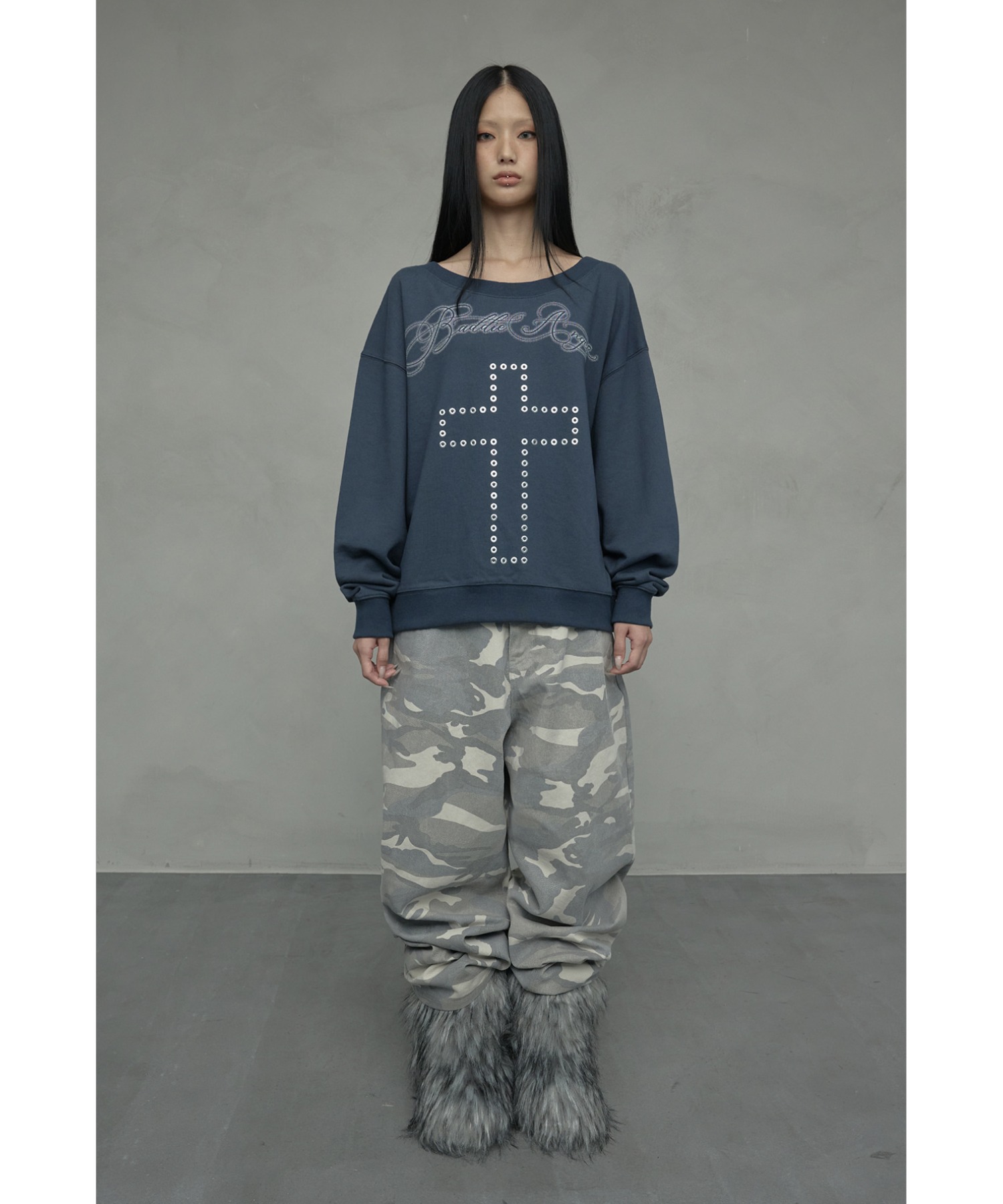 A'GEM/9 × .kom 『NIIER NOR/ニアノア』 BA-CROSS OFF-SHOULDER