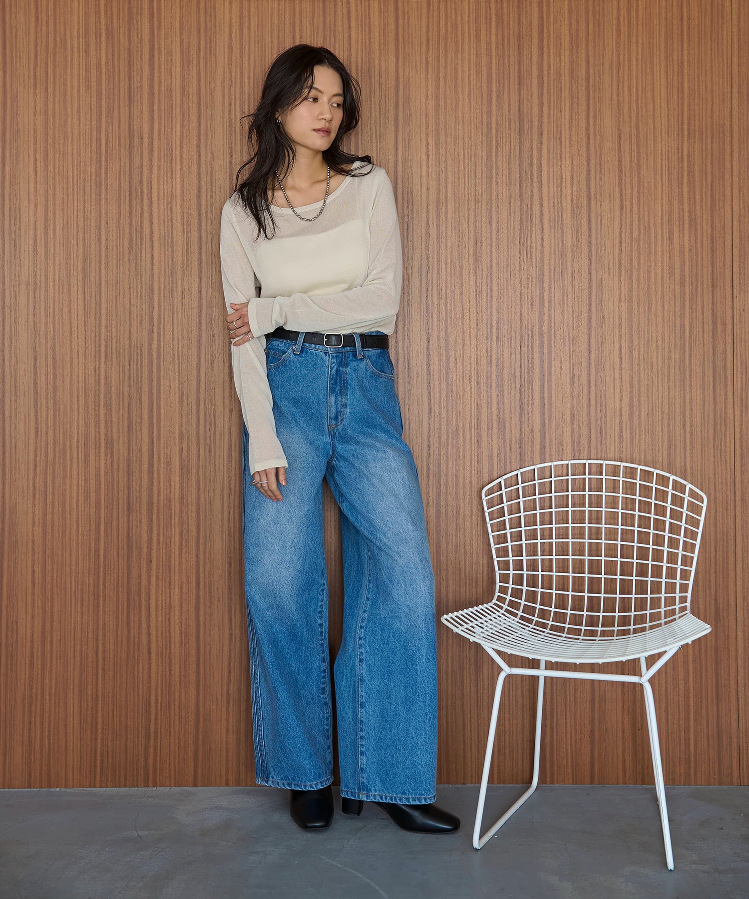 model：H165　着用サイズ：M