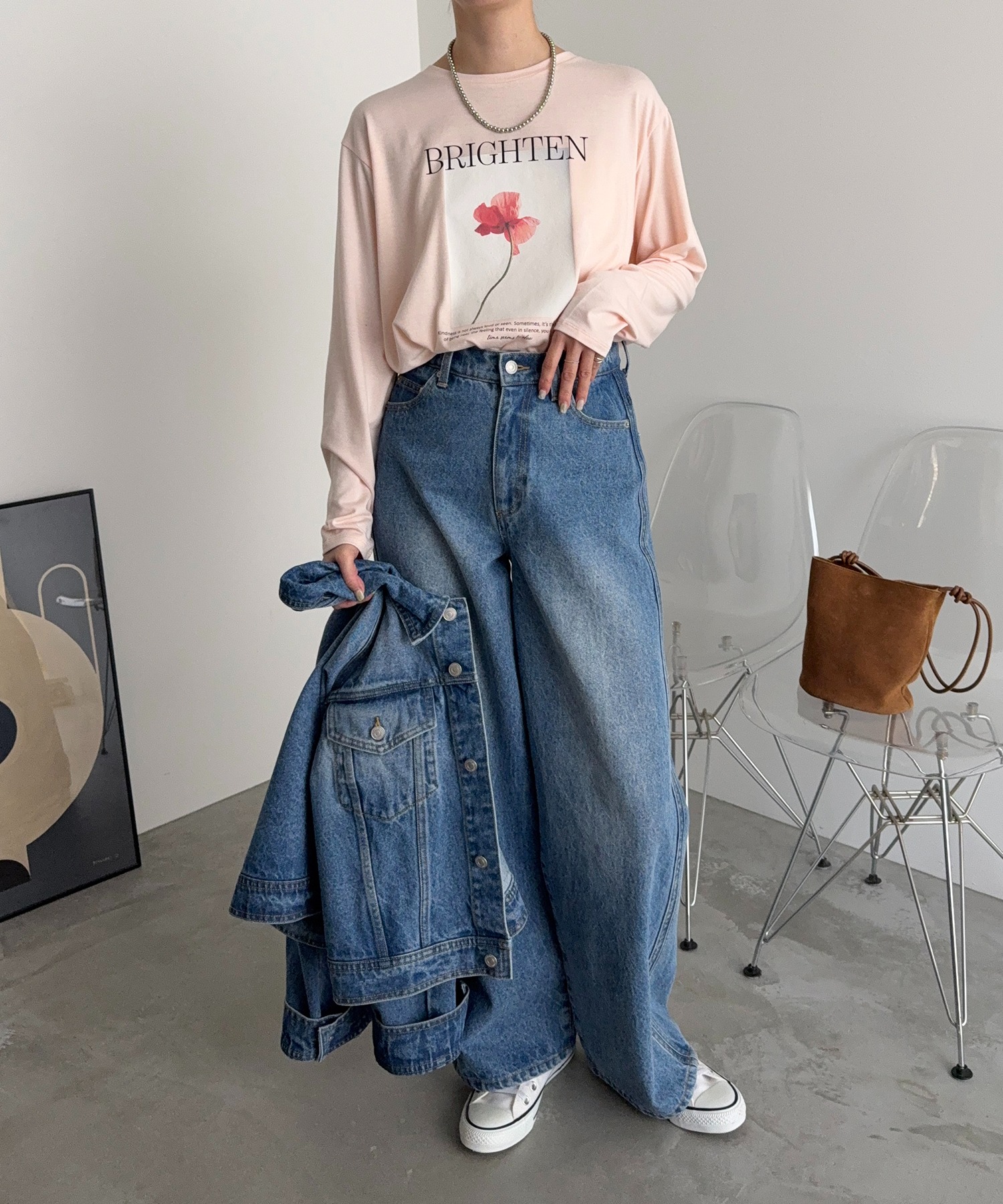 model：H166　着用サイズ：M