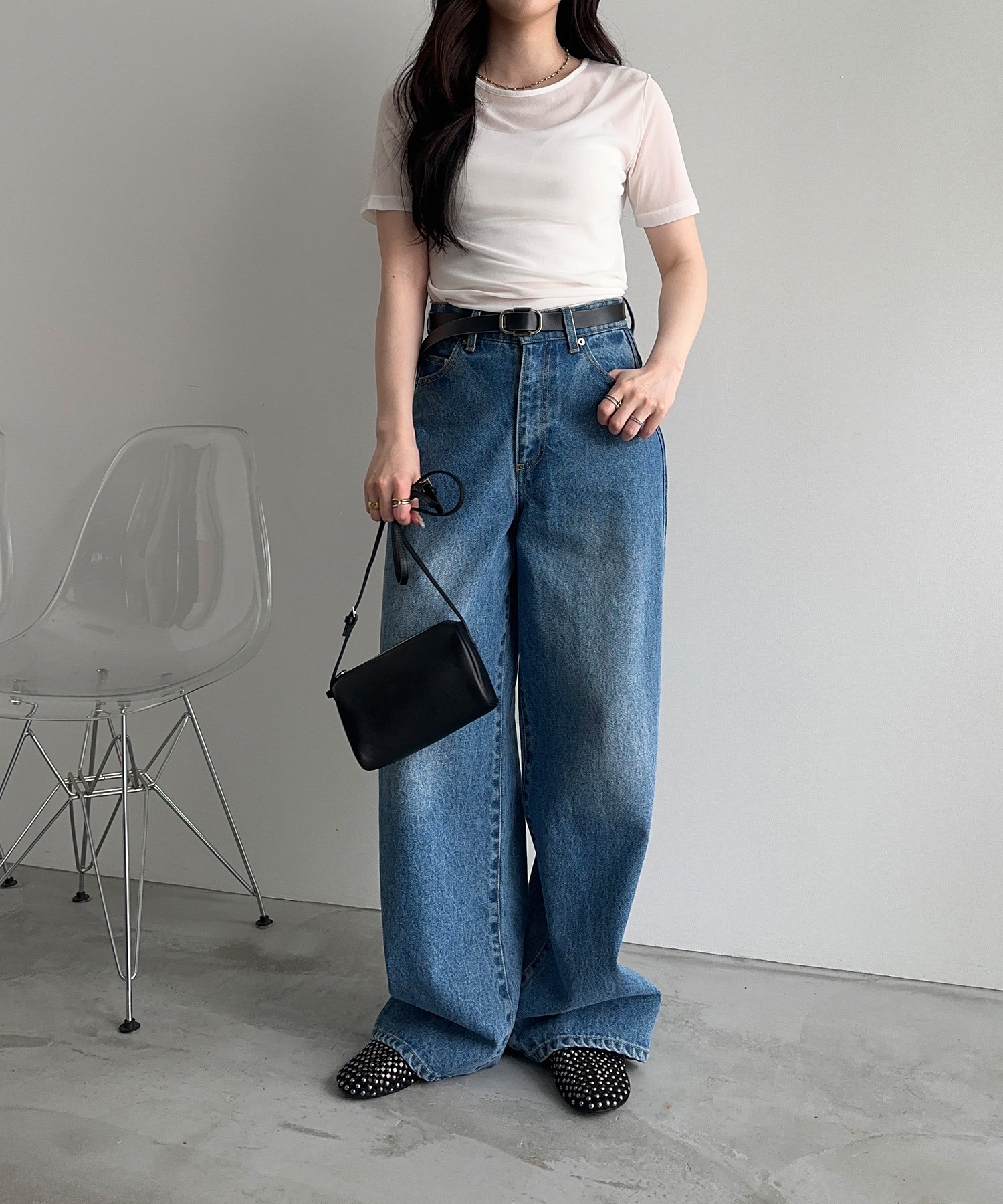 model：H160　着用サイズ：M