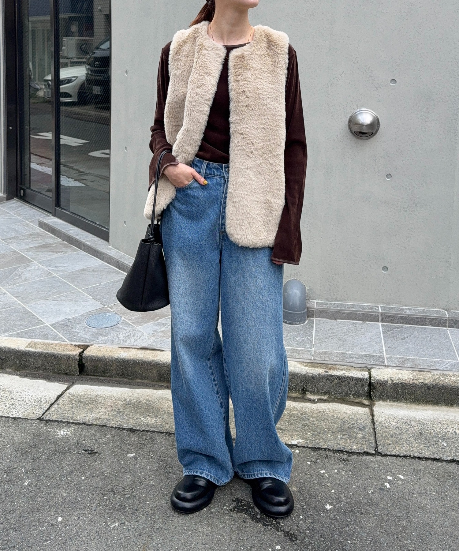 model：H166　着用サイズ：M