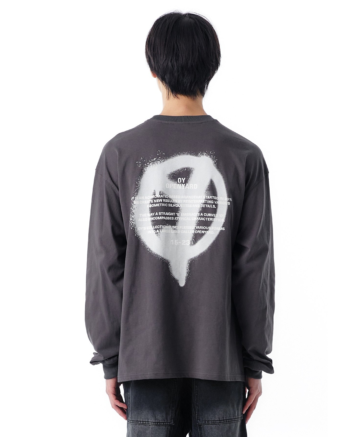 OY/オーワイ』SPREAD LOGO LONG SLEEVE/スプレッドロゴ 長袖カットソー