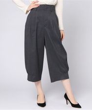 八分丈ワイドパンツ