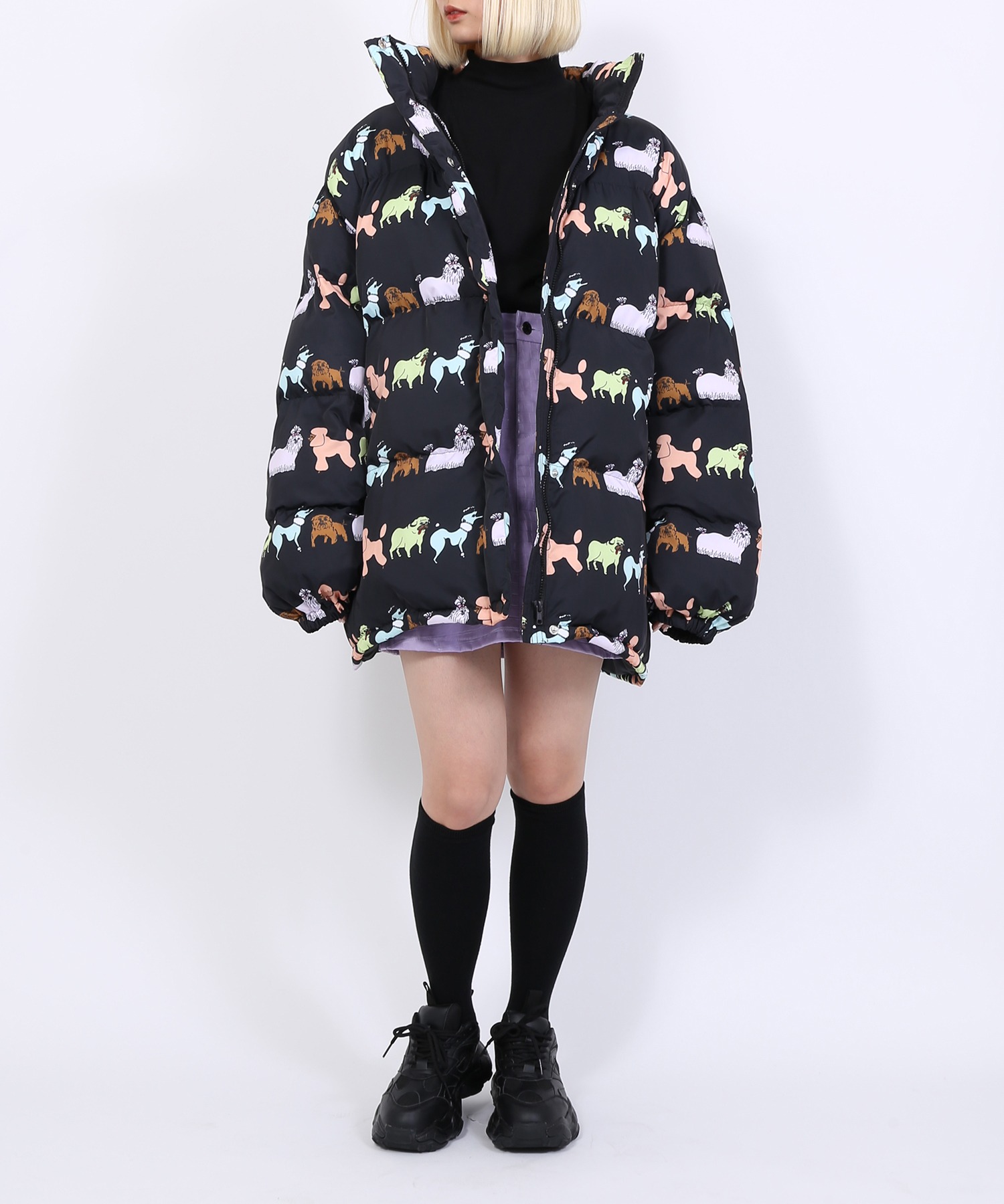 ることがで Fuguドッグパファージャケット ダウンジャケット コート Punyus プニュズ のファッション通販 イラストが Bookland Ge