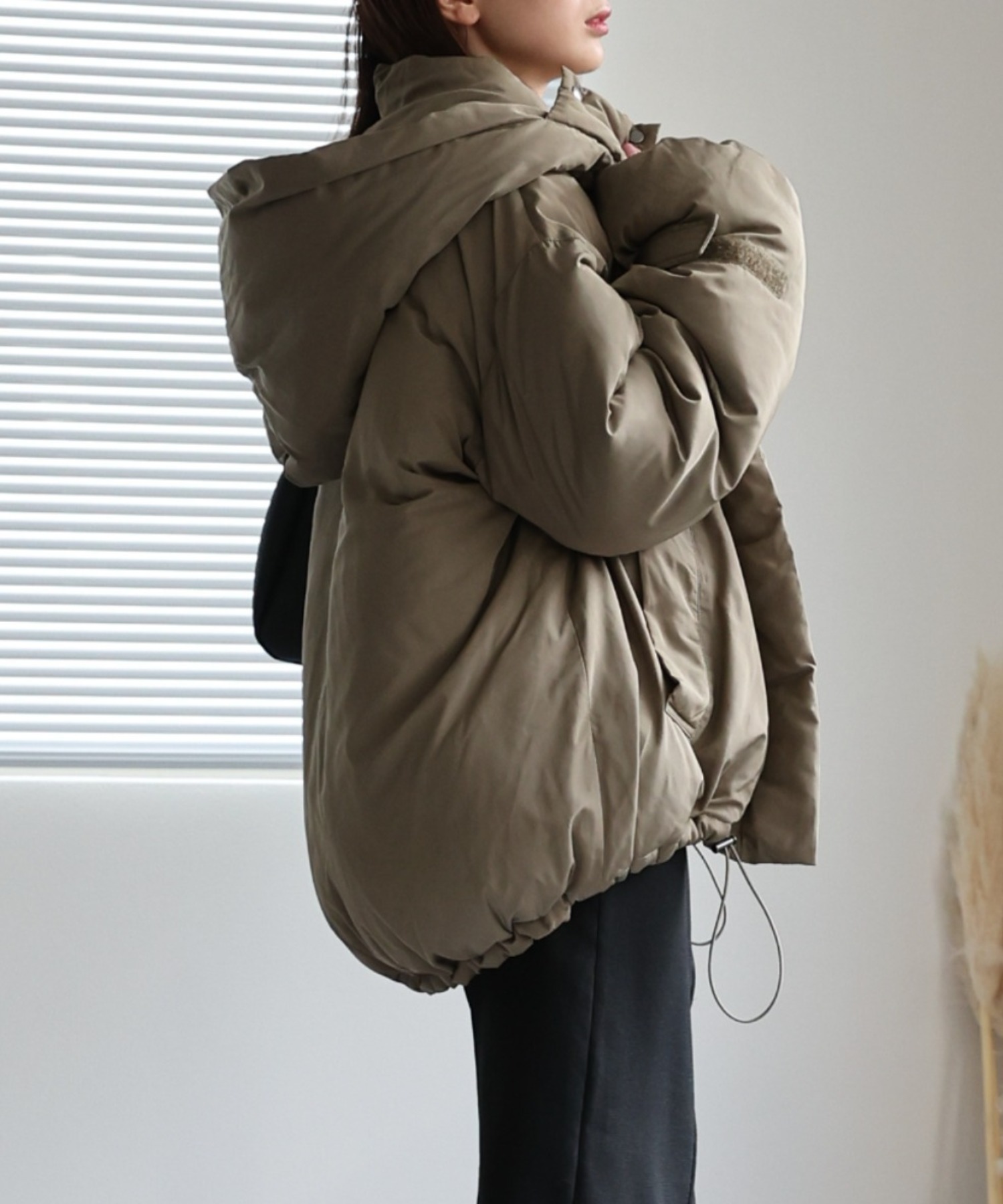 model：162cm 着用サイズ:FREE