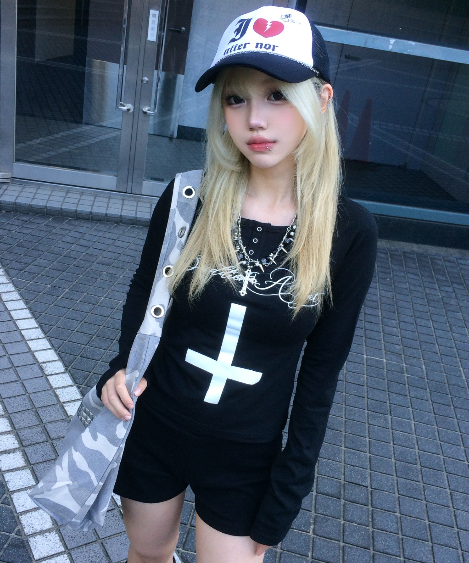 A'GEM/9 × .kom 『NIIER NOR/ニアノア』 CROSS HENLEY L/S TEE/クロス