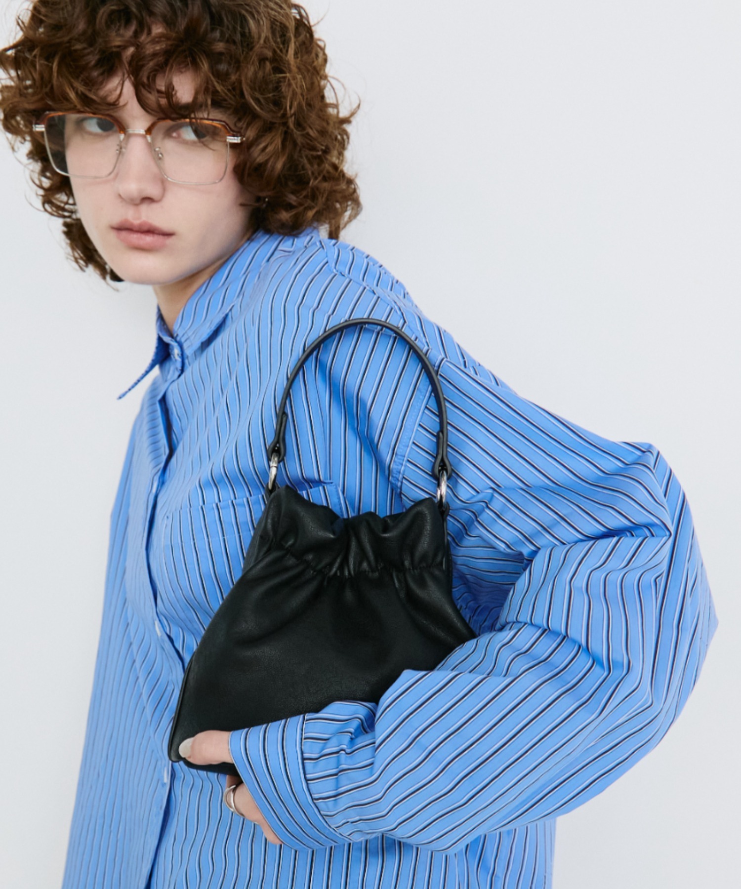 2way drawstring mini bag / 2wayドロストミニバッグ