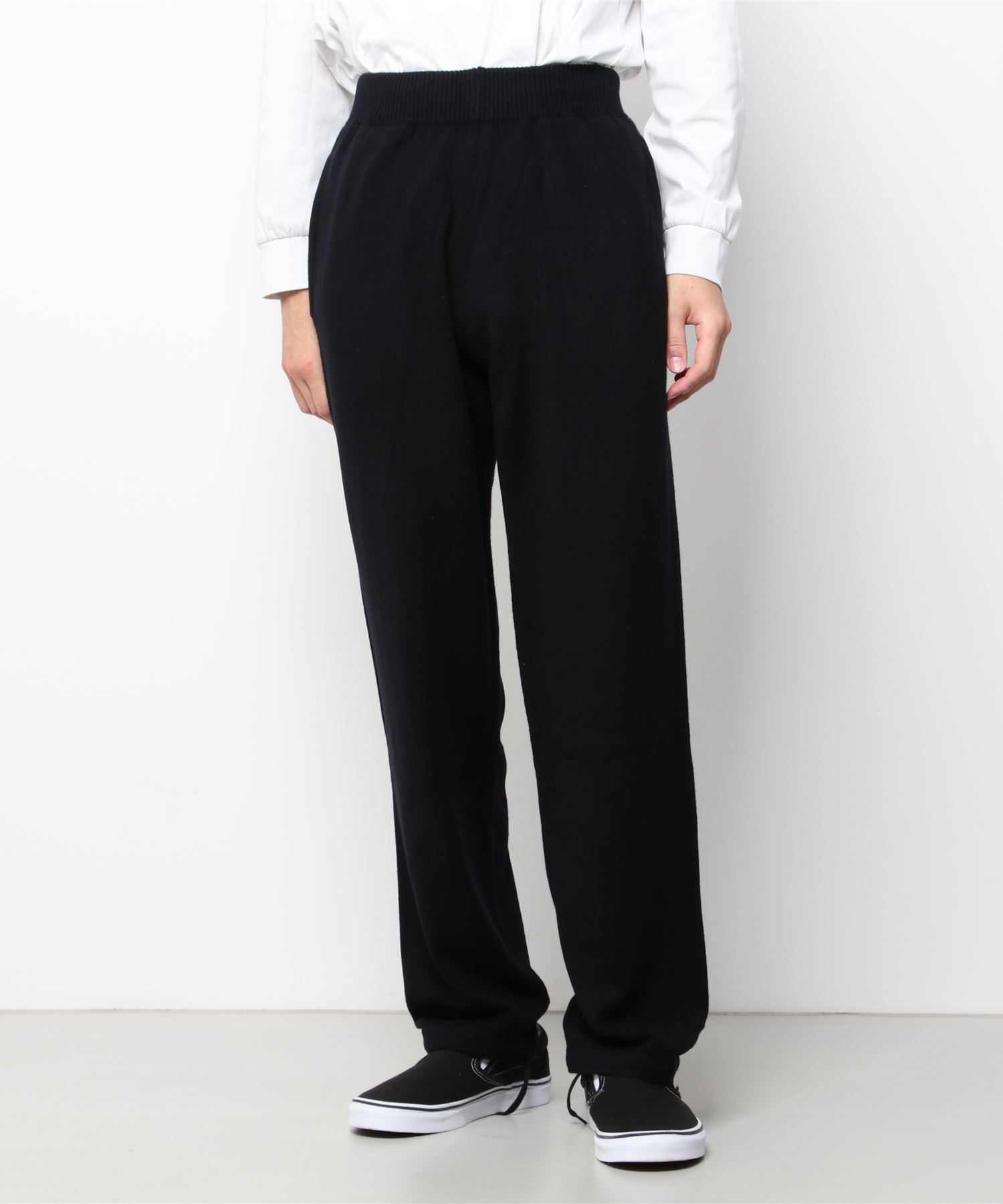 STAMMBAUMSTAMMBAUM : Knit 売れ筋 スーパーセール Black Pants