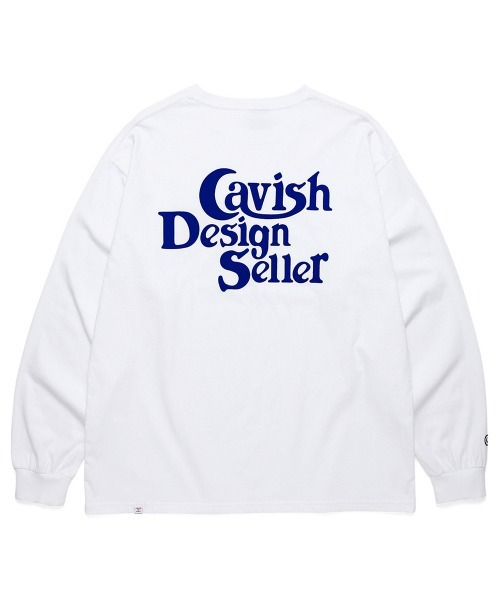 A'GEM/9 × .kom『CAVISH/カビシ』SELLER LOGO LS TEE/ロゴ ロング