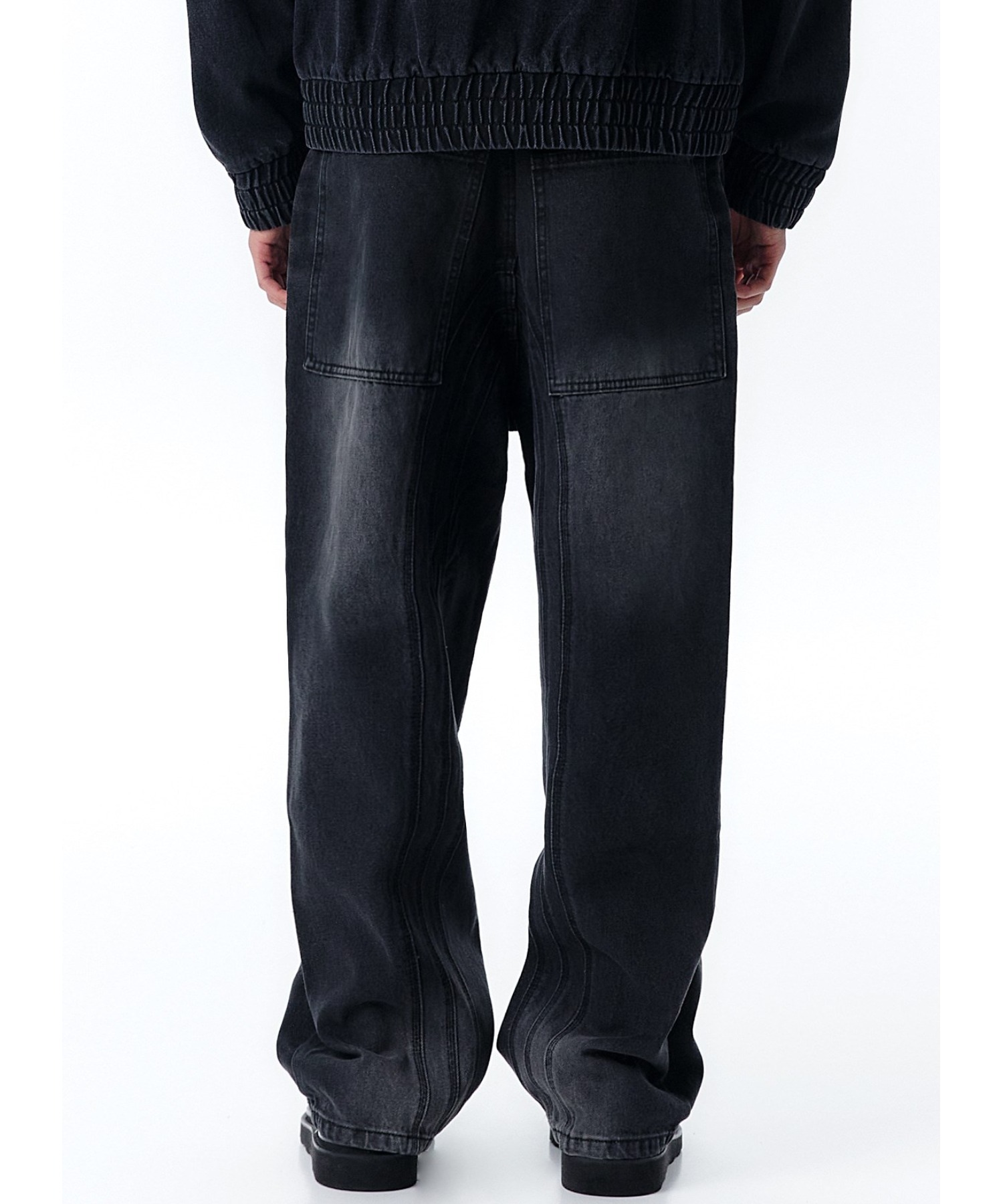 OY/オーワイ』C.B WAVE LINE WASHED ZIPPER JEANS/ウェーブライン