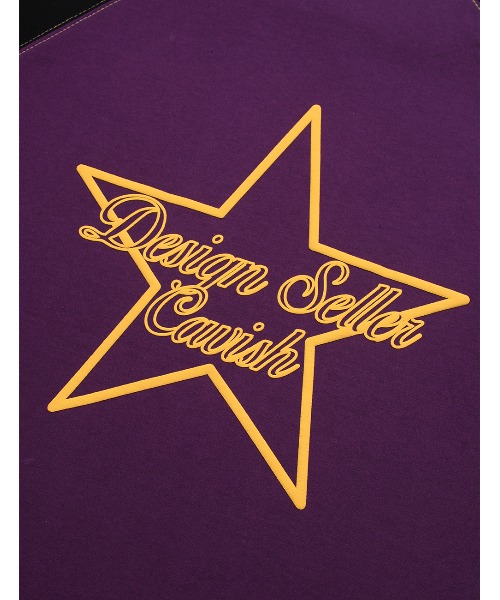 A'GEM/9 × .kom『CAVISH/カビシ』RAGLAN STAR LOGO LS TEE